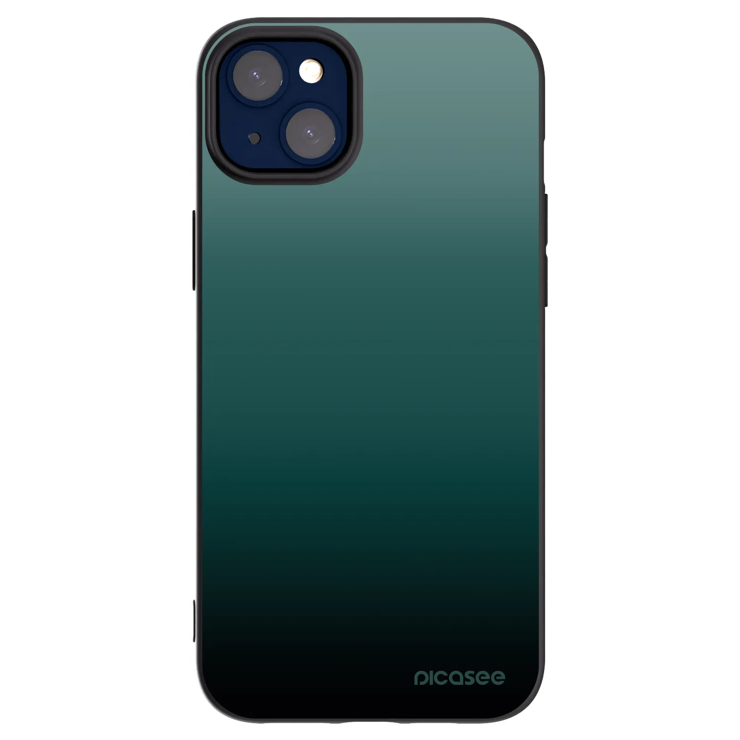 Picasee silikonový černý obal pro Apple iPhone 14 Plus - Verdant Fade
