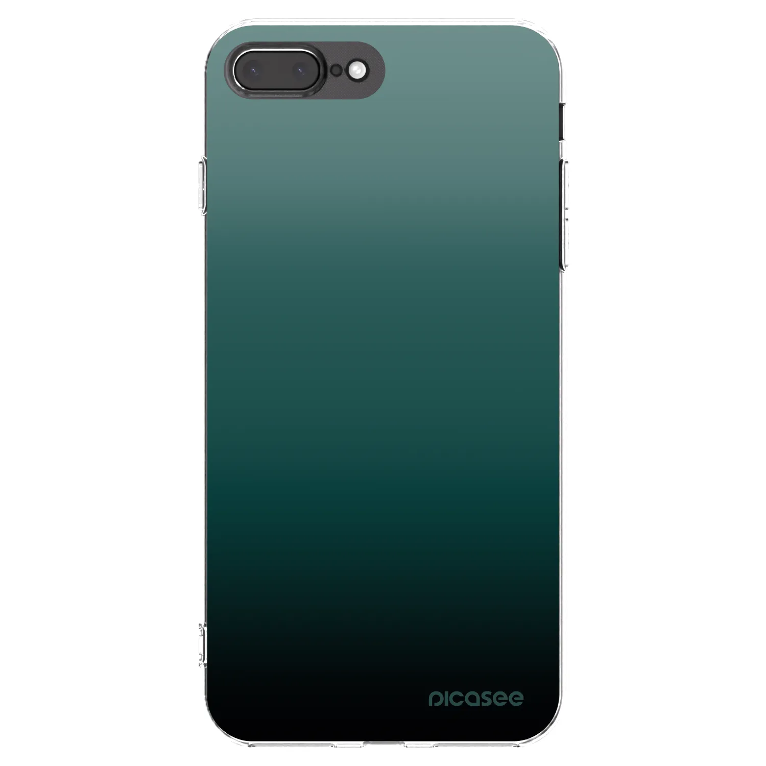 Picasee silikonový průhledný obal pro Apple iPhone 8 Plus - Verdant Fade