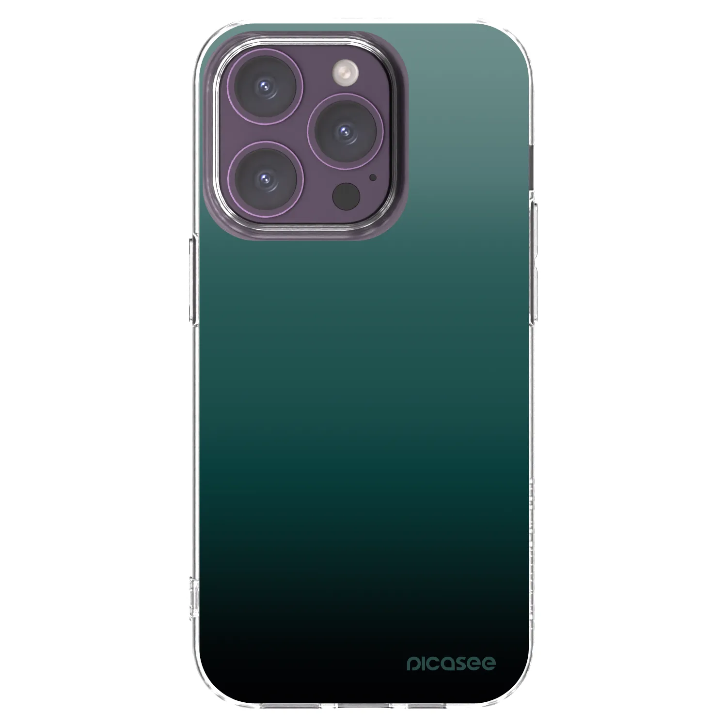 Picasee silikonový průhledný obal pro Apple iPhone 14 Pro - Verdant Fade