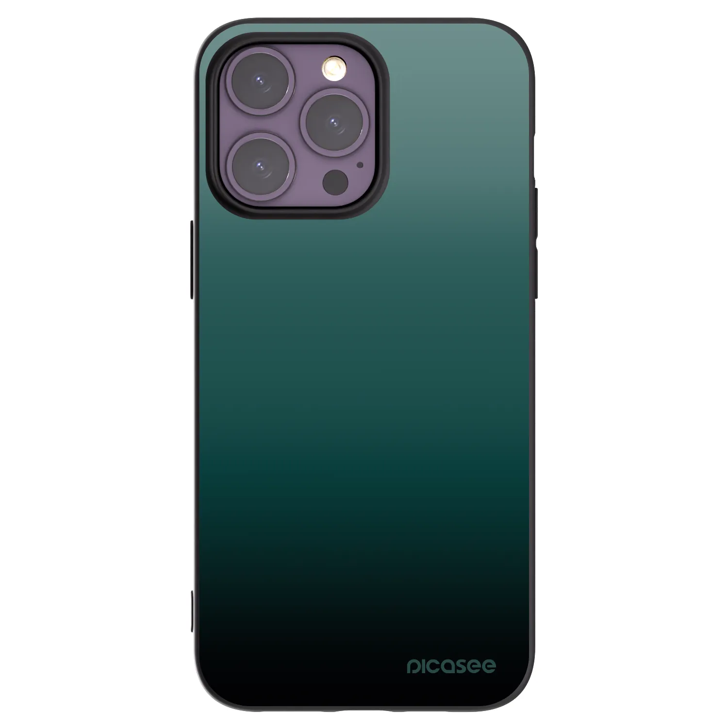 Picasee silikonový černý obal pro Apple iPhone 14 Pro Max - Verdant Fade