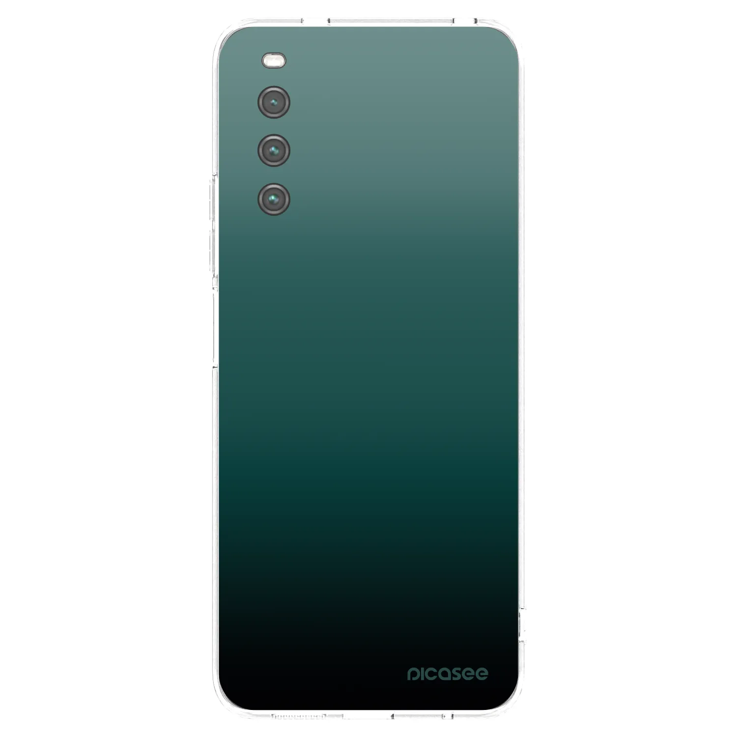 Picasee silikonový průhledný obal pro Sony Xperia 10 IV 5G - Verdant Fade