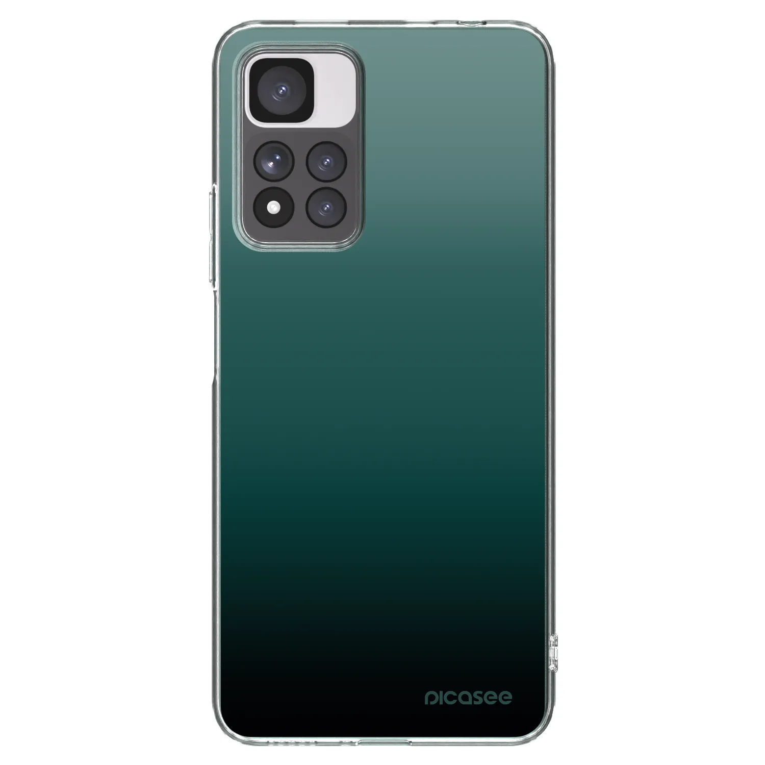 Picasee silikonový průhledný obal pro Xiaomi Redmi Note 11 Pro+ 5G - Verdant Fade