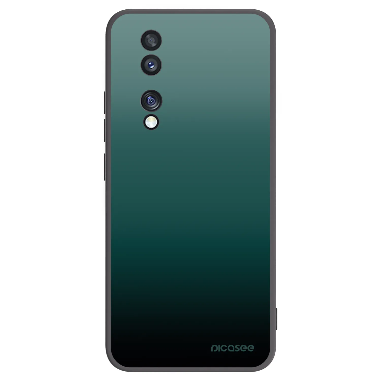 Picasee silikonový černý obal pro Honor 70 - Verdant Fade