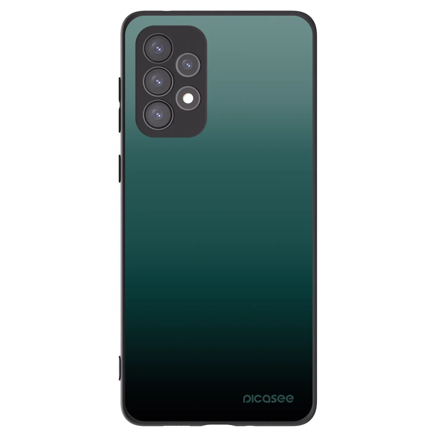 Picasee silikonový černý obal pro Samsung Galaxy A73 5G - Verdant Fade