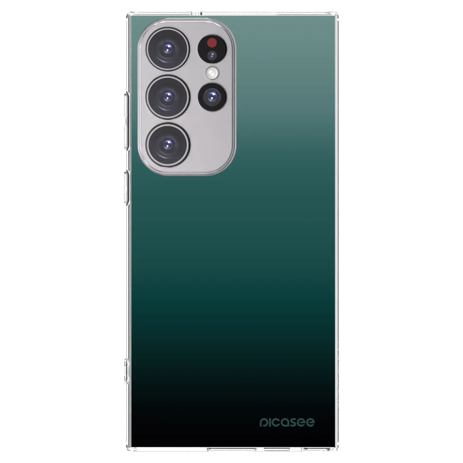 Picasee silikonový průhledný obal pro Samsung Galaxy S23 Ultra 5G - Verdant Fade