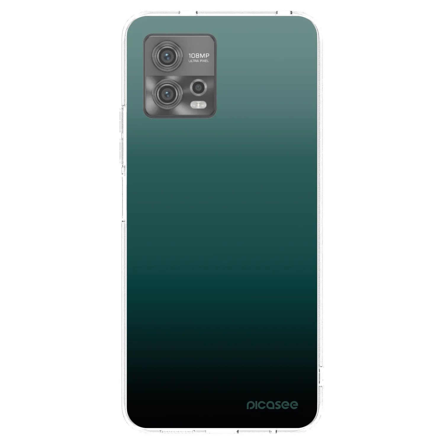 Picasee silikonový průhledný obal pro Motorola Moto G72 - Verdant Fade