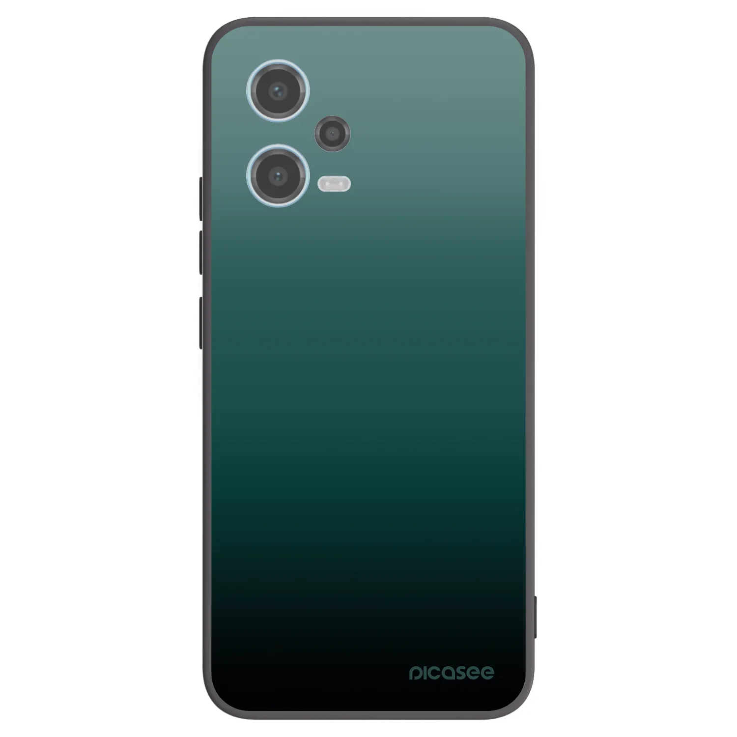 Picasee silikonový černý obal pro Xiaomi Redmi Note 12 5G - Verdant Fade