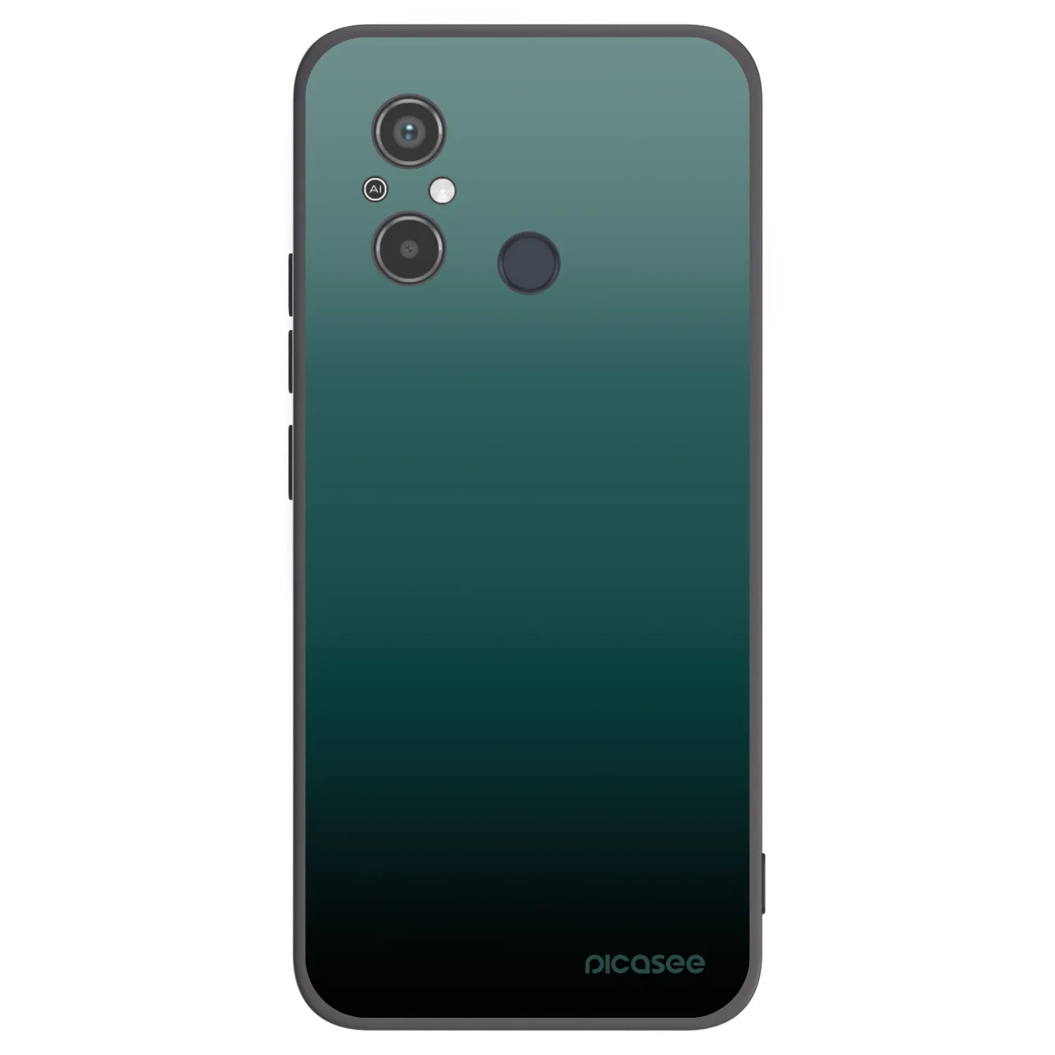 Picasee silikonový černý obal pro Xiaomi Redmi 12C - Verdant Fade