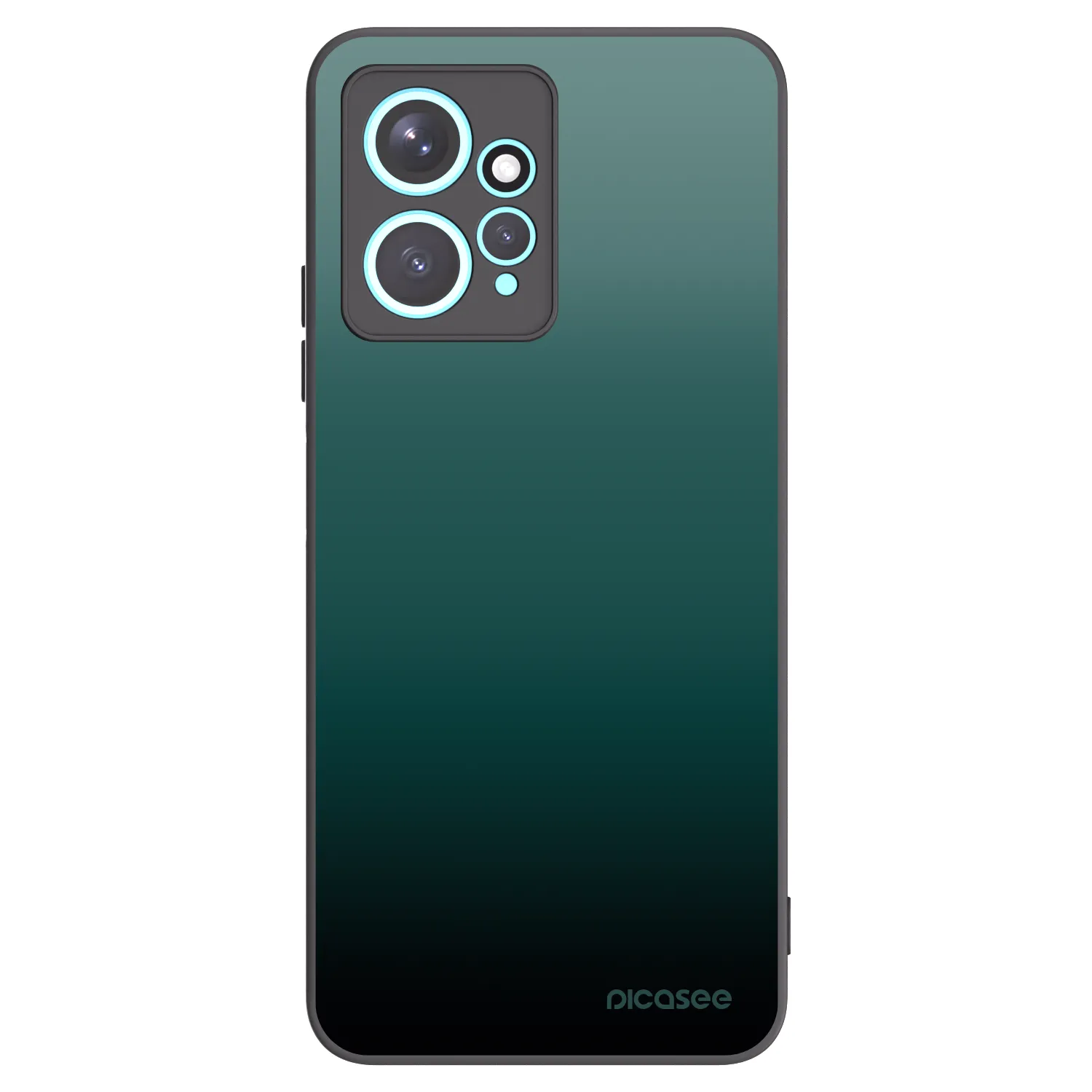 Picasee silikonový černý obal pro Xiaomi Redmi Note 12 4G - Verdant Fade