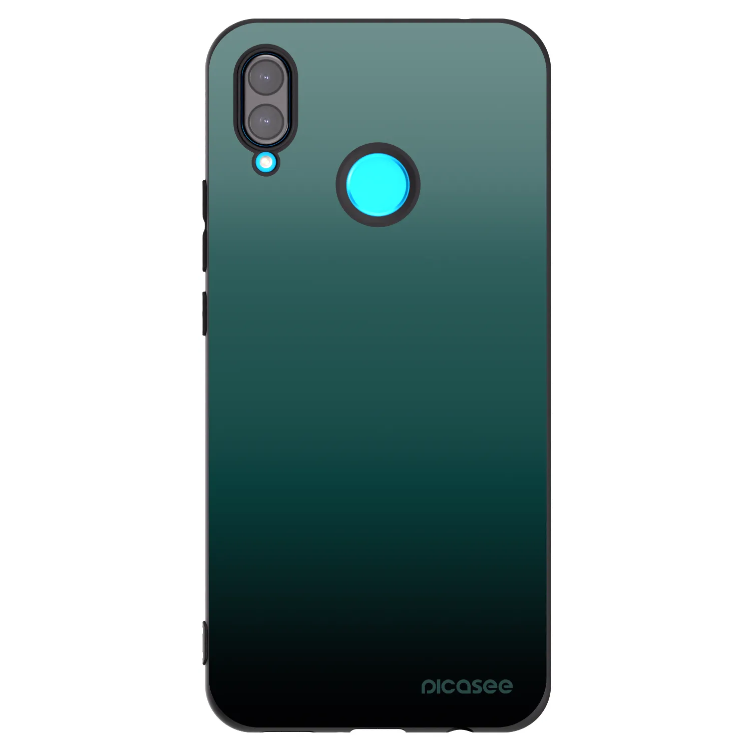 Picasee silikonový černý obal pro Huawei Nova 3i - Verdant Fade