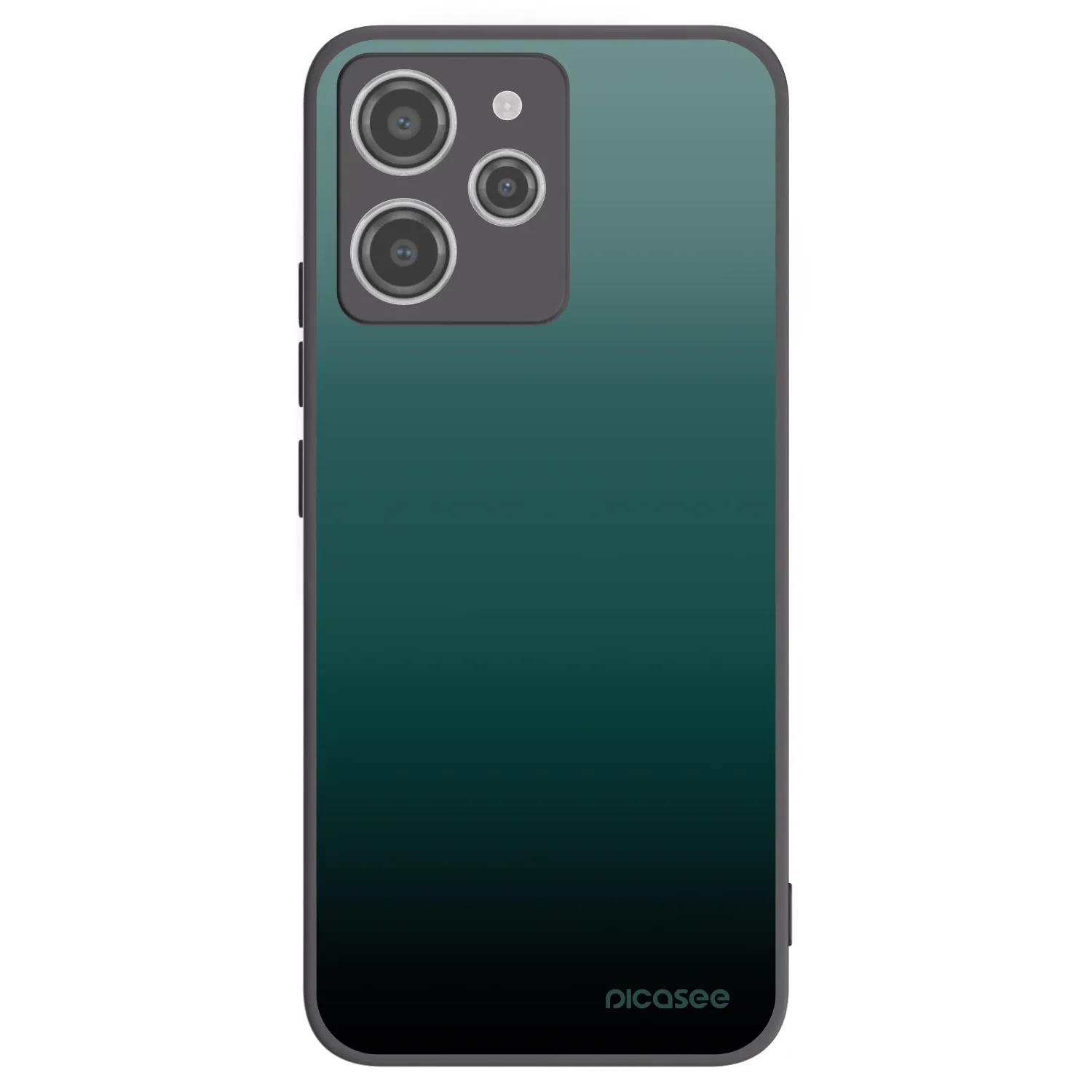 Picasee silikonový černý obal pro Xiaomi Redmi 12 4G - Verdant Fade