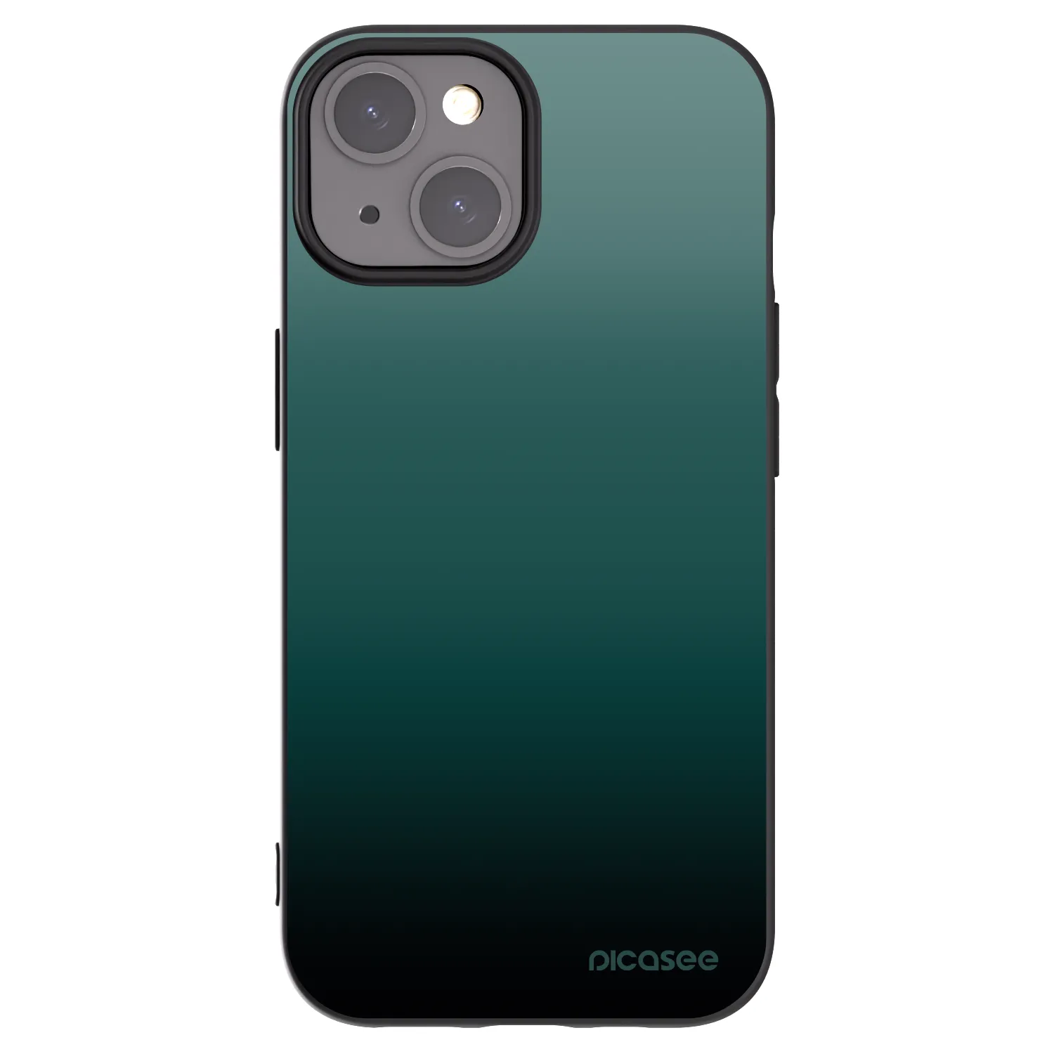 Picasee silikonový černý obal pro Apple iPhone 15 - Verdant Fade