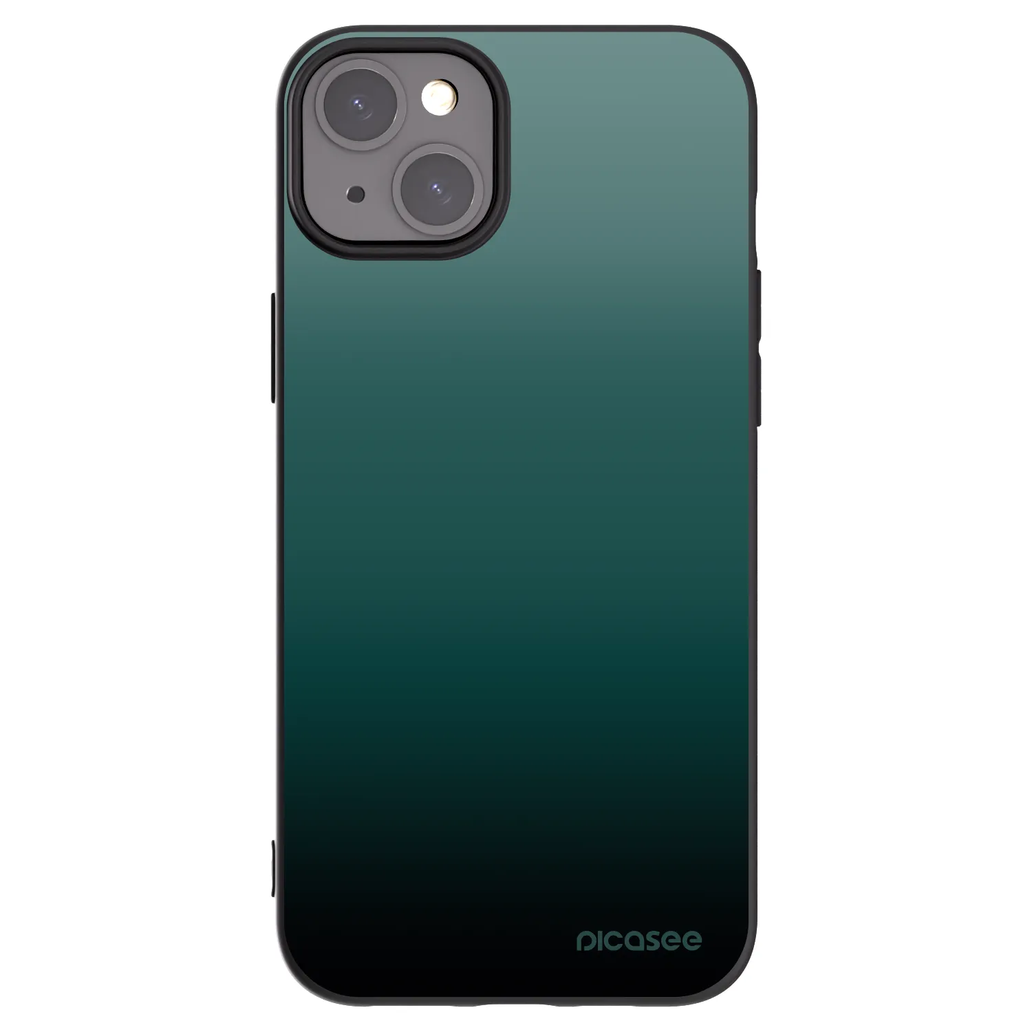 Picasee silikonový černý obal pro Apple iPhone 15 Plus - Verdant Fade