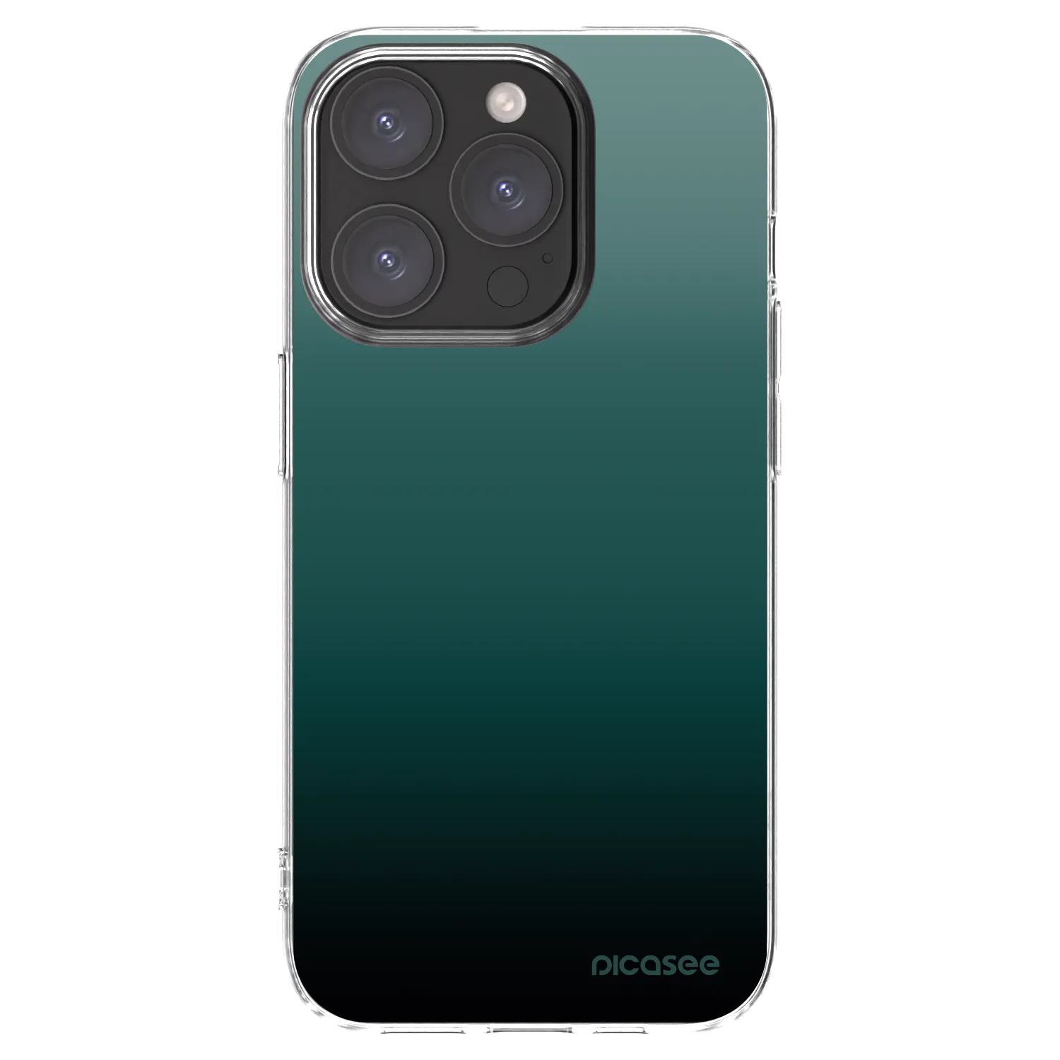 Picasee silikonový průhledný obal pro Apple iPhone 15 Pro - Verdant Fade