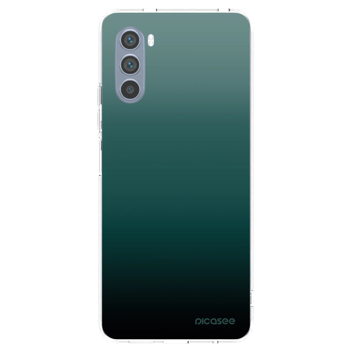 Picasee silikonový průhledný obal pro Motorola Moto G62 - Verdant Fade