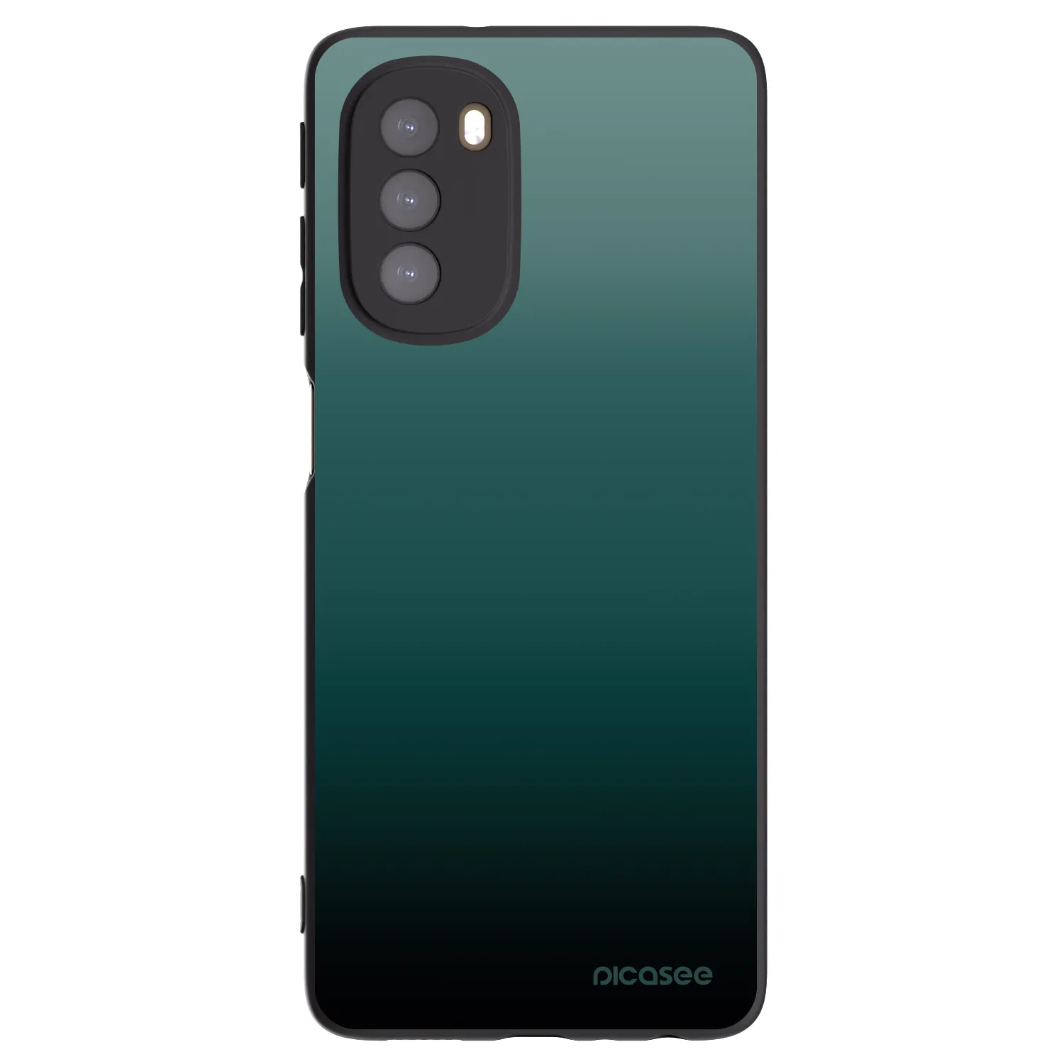 Picasee silikonový černý obal pro Motorola Moto G51 - Verdant Fade