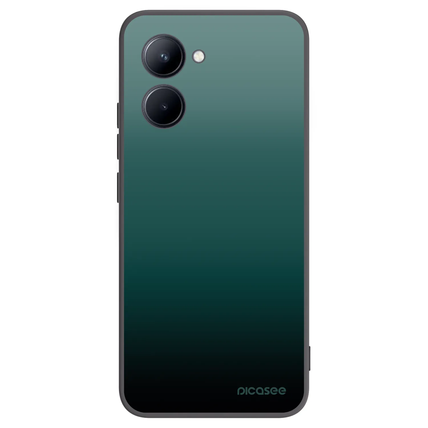 Picasee silikonový černý obal pro Realme C33 (2023) - Verdant Fade