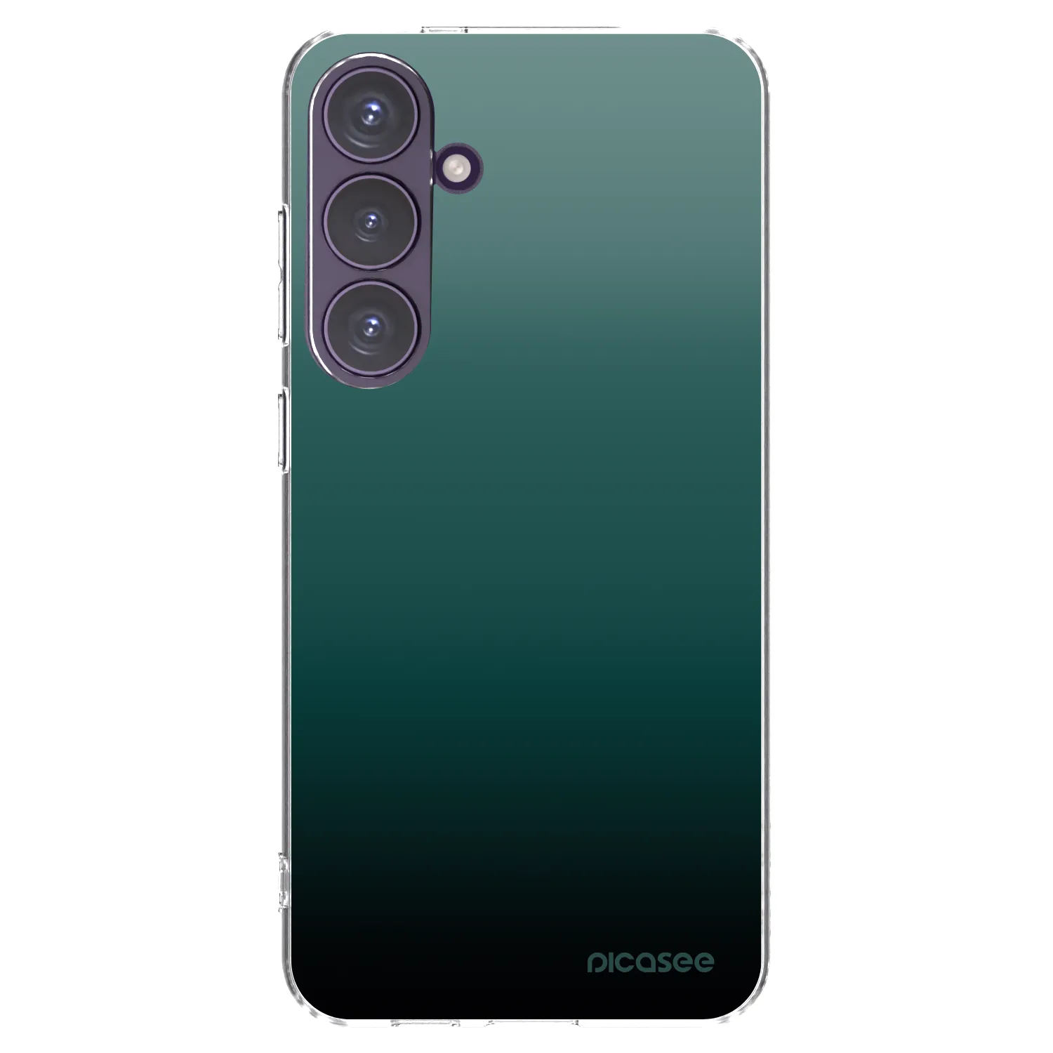 Picasee silikonový průhledný obal pro Samsung Galaxy S24+ S926B 5G - Verdant Fade