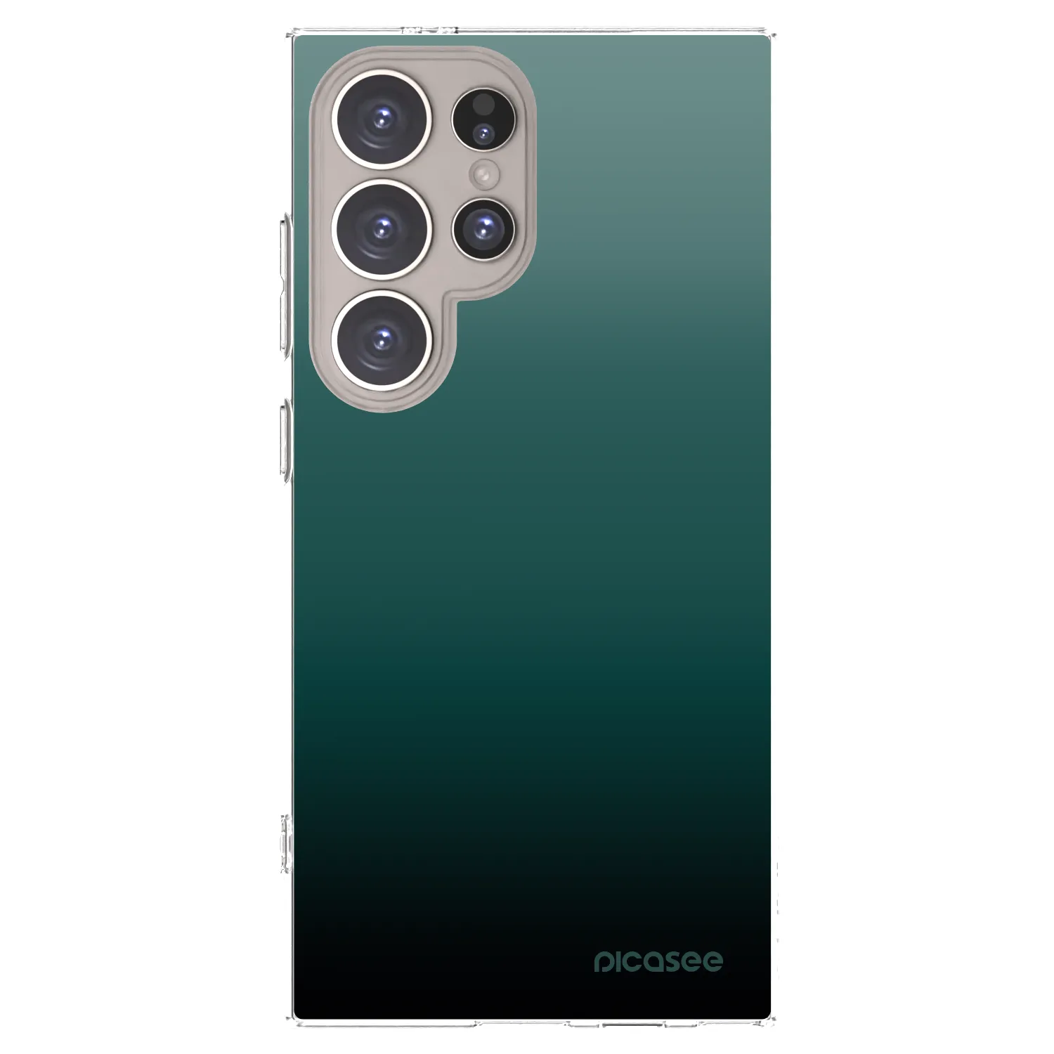 Picasee silikonový průhledný obal pro Samsung Galaxy S24 Ultra S928B 5G - Verdant Fade