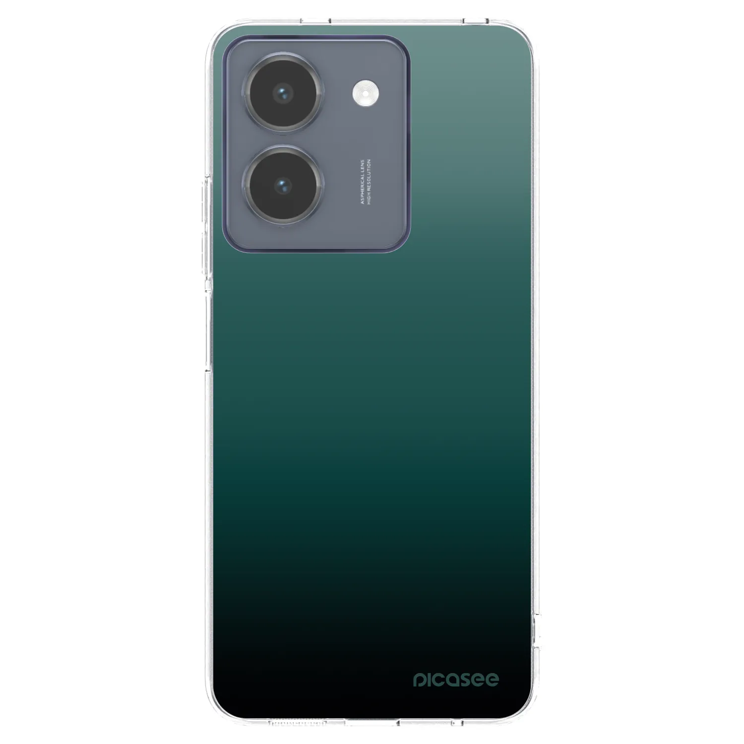Picasee silikonový průhledný obal pro Vivo Y36 4G - Verdant Fade