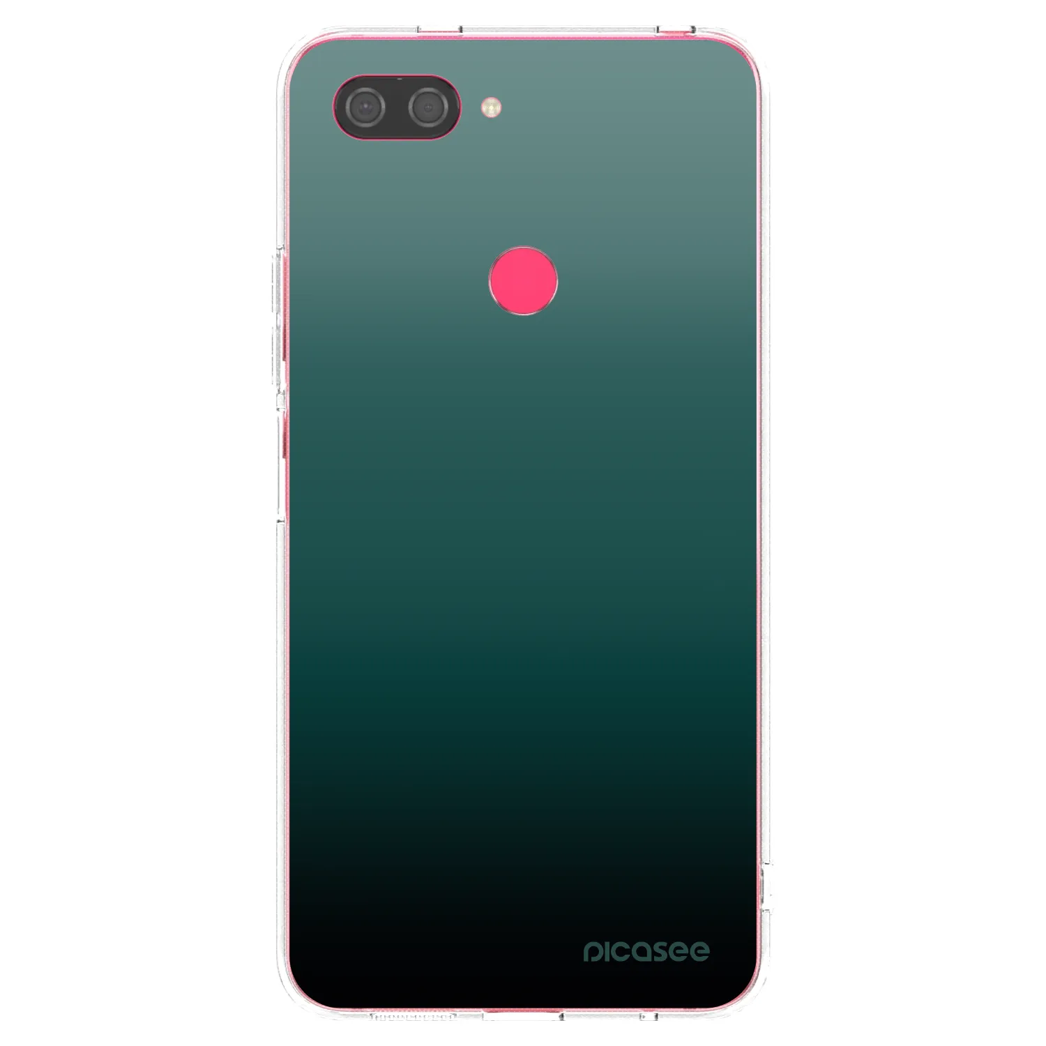 Picasee silikonový průhledný obal pro Xiaomi Mi 8 Lite - Verdant Fade