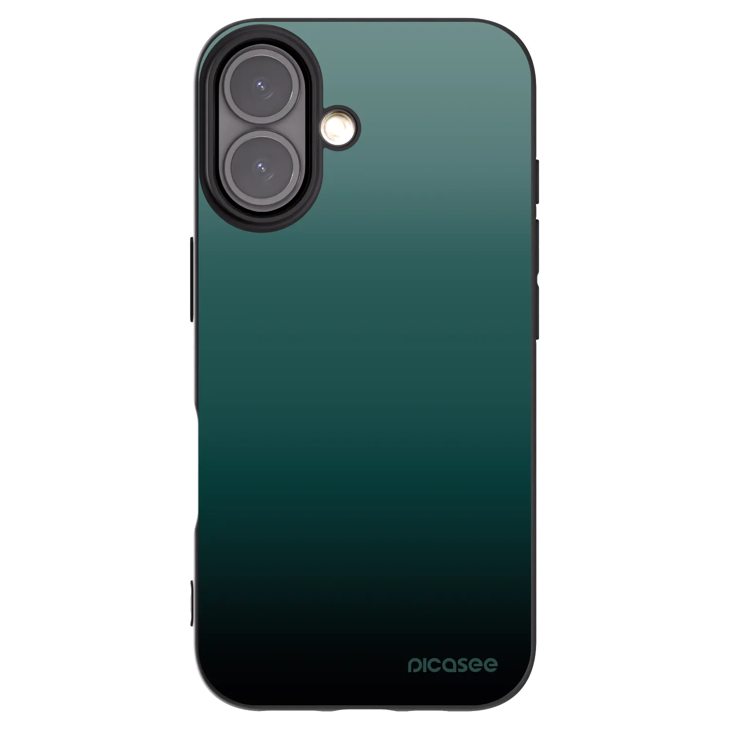 Picasee silikonový černý obal pro Apple iPhone 16 - Verdant Fade
