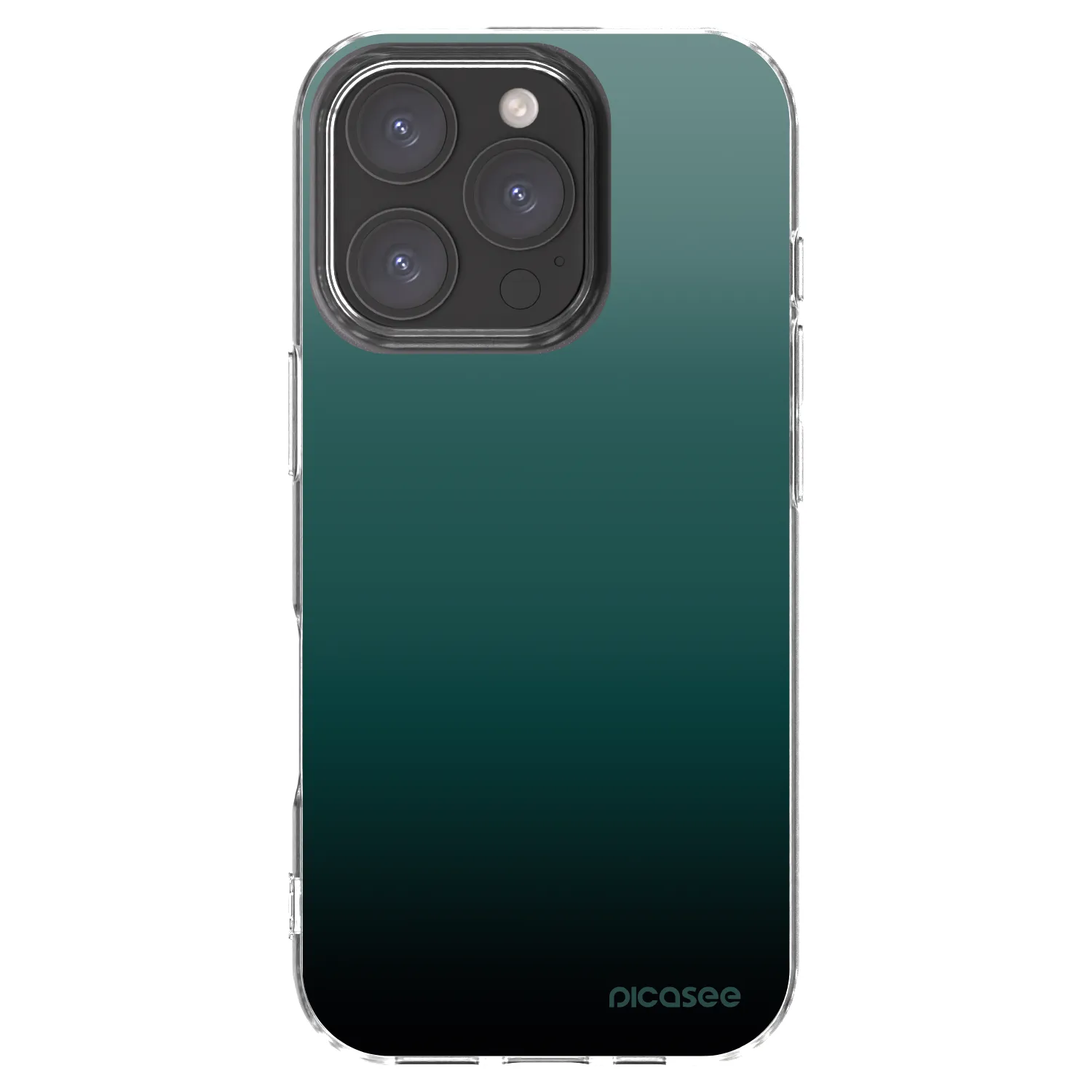 Picasee silikonový průhledný obal pro Apple iPhone 16 Pro - Verdant Fade