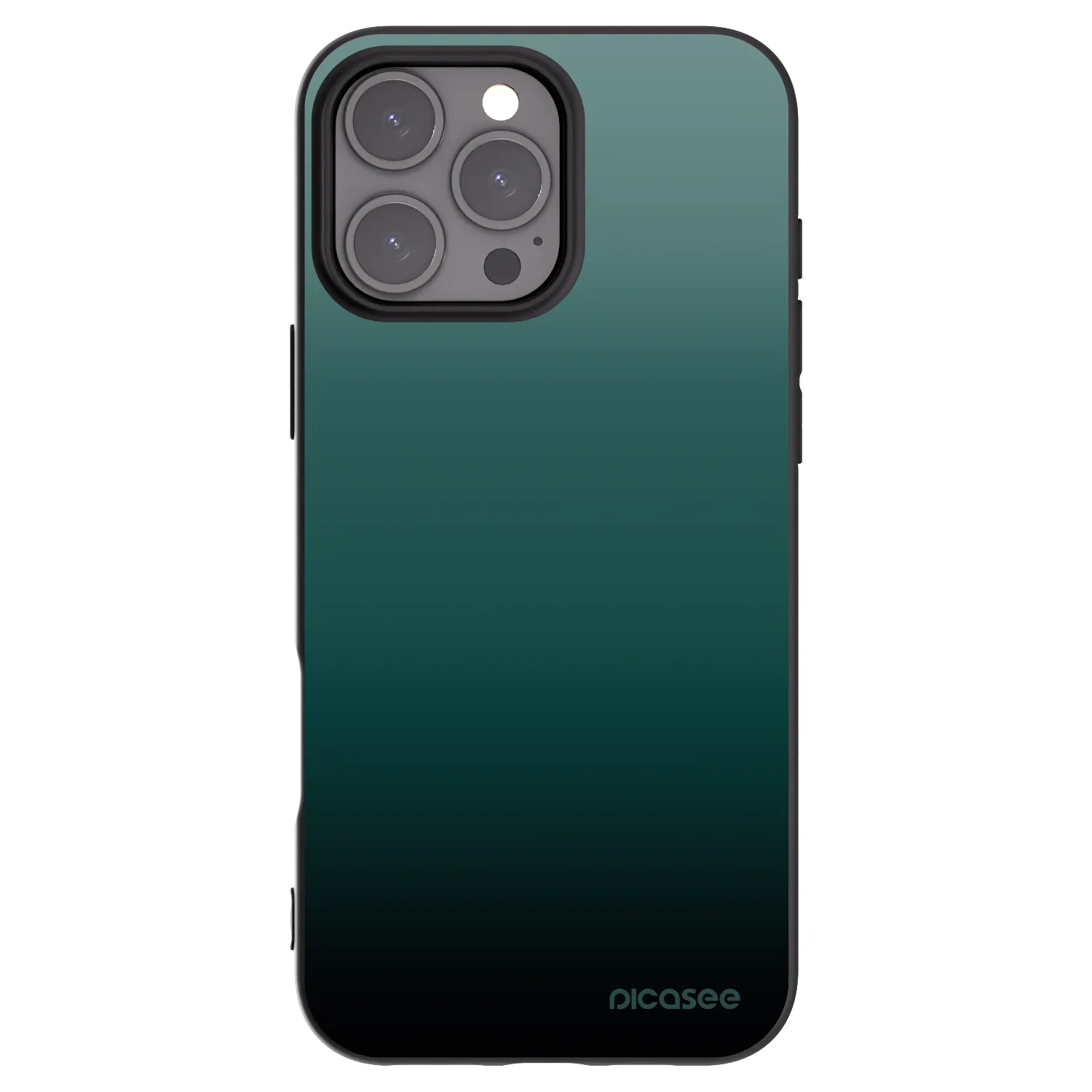 Picasee silikonový černý obal pro Apple iPhone 16 Pro Max - Verdant Fade