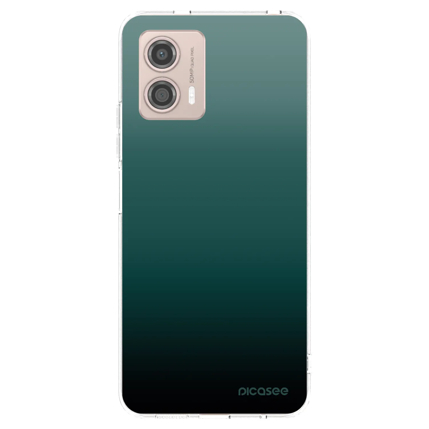 Picasee silikonový průhledný obal pro Motorola Moto G53 5G - Verdant Fade