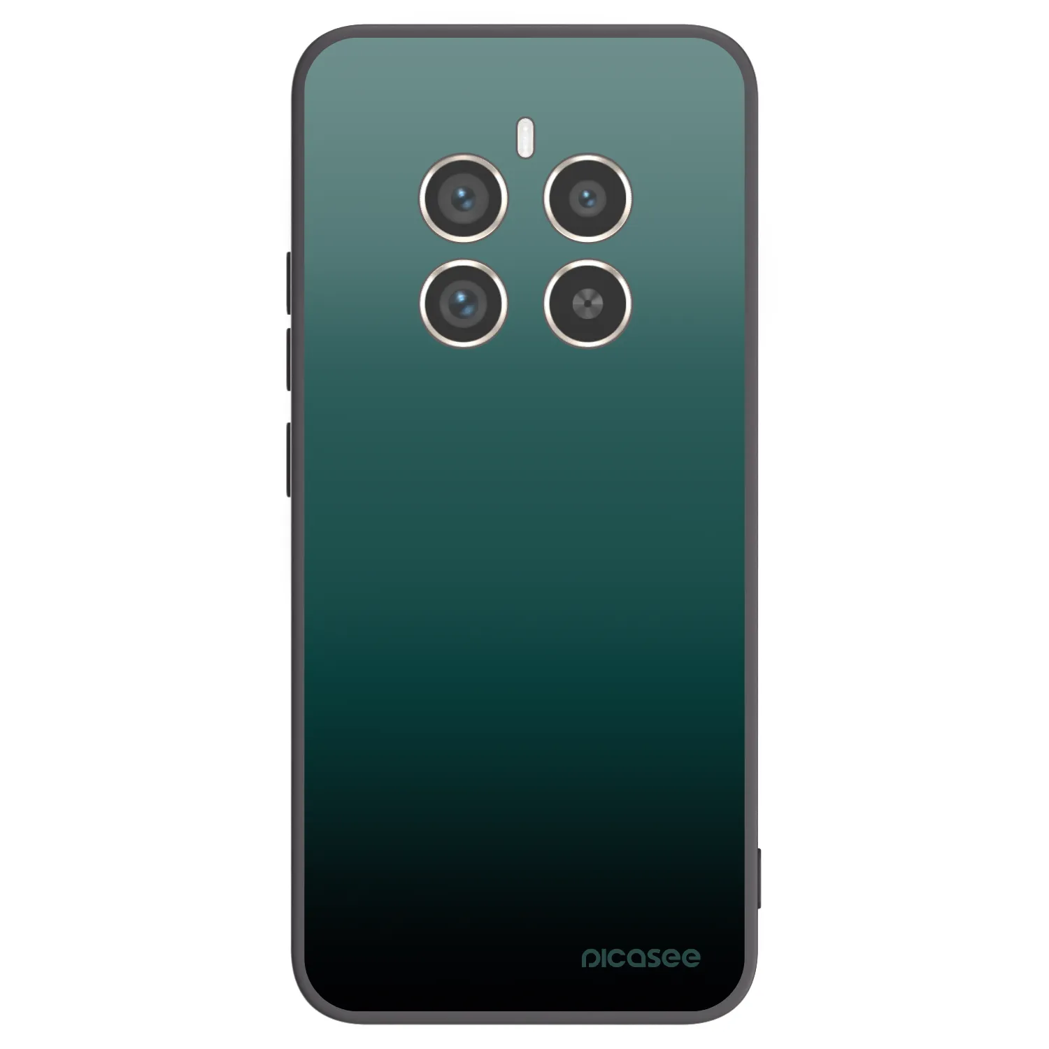 Picasee silikonový černý obal pro Realme 12 Pro 5G - Verdant Fade