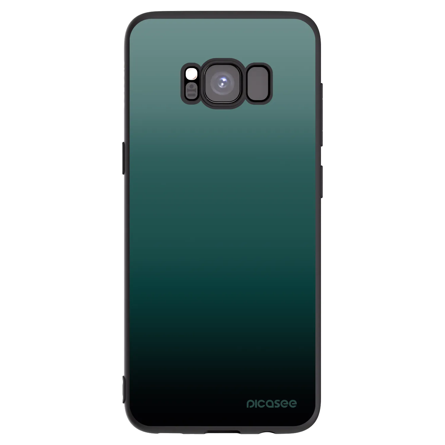 Picasee silikonový černý obal pro Samsung Galaxy S8 G950F - Verdant Fade