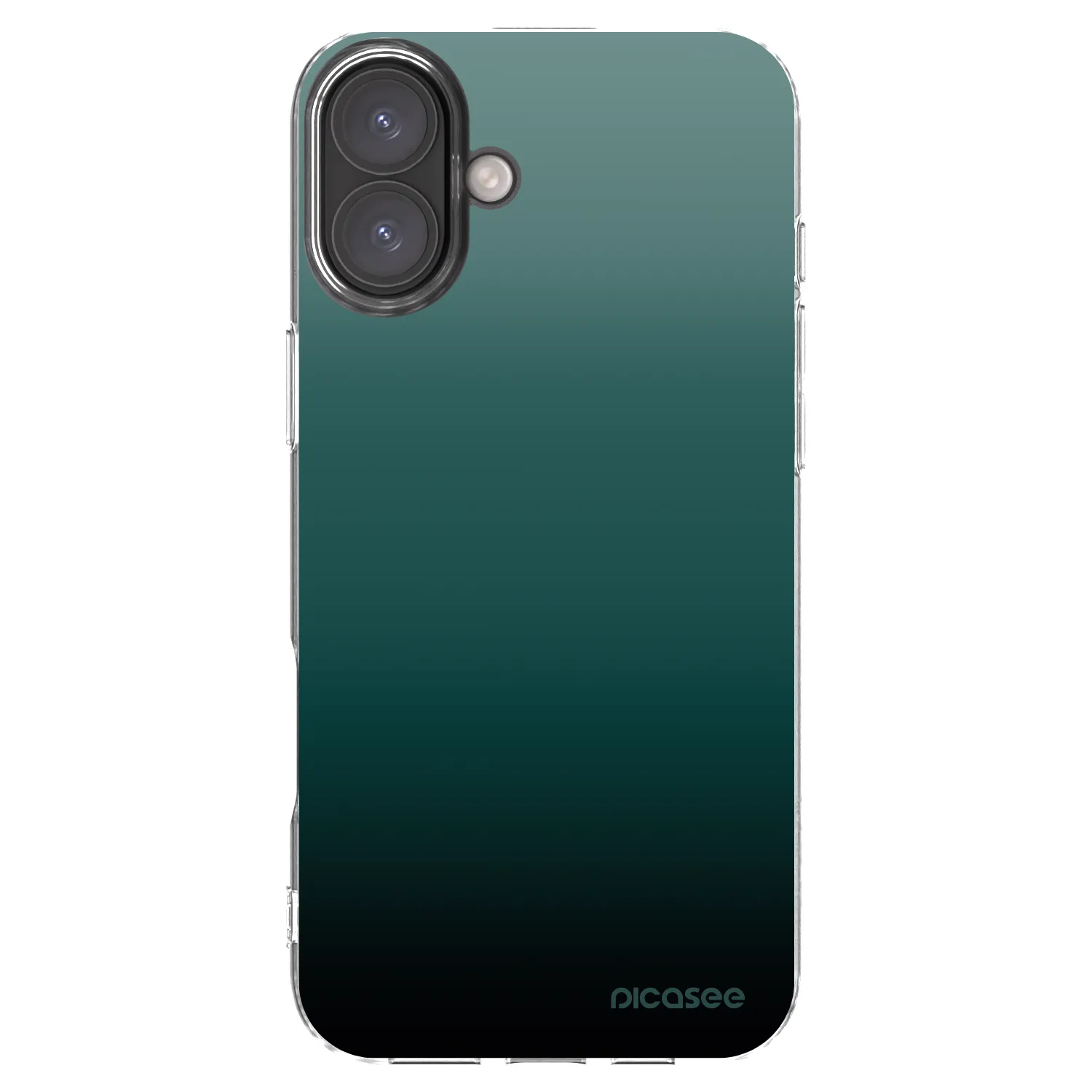 Picasee silikonový průhledný obal pro Apple iPhone 16 Plus - Verdant Fade