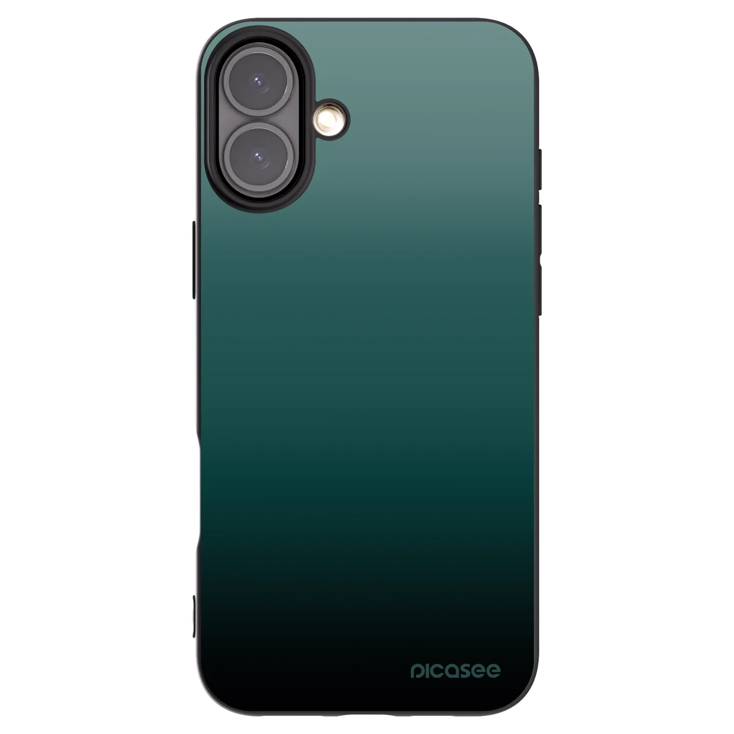 Picasee silikonový černý obal pro Apple iPhone 16 Plus - Verdant Fade