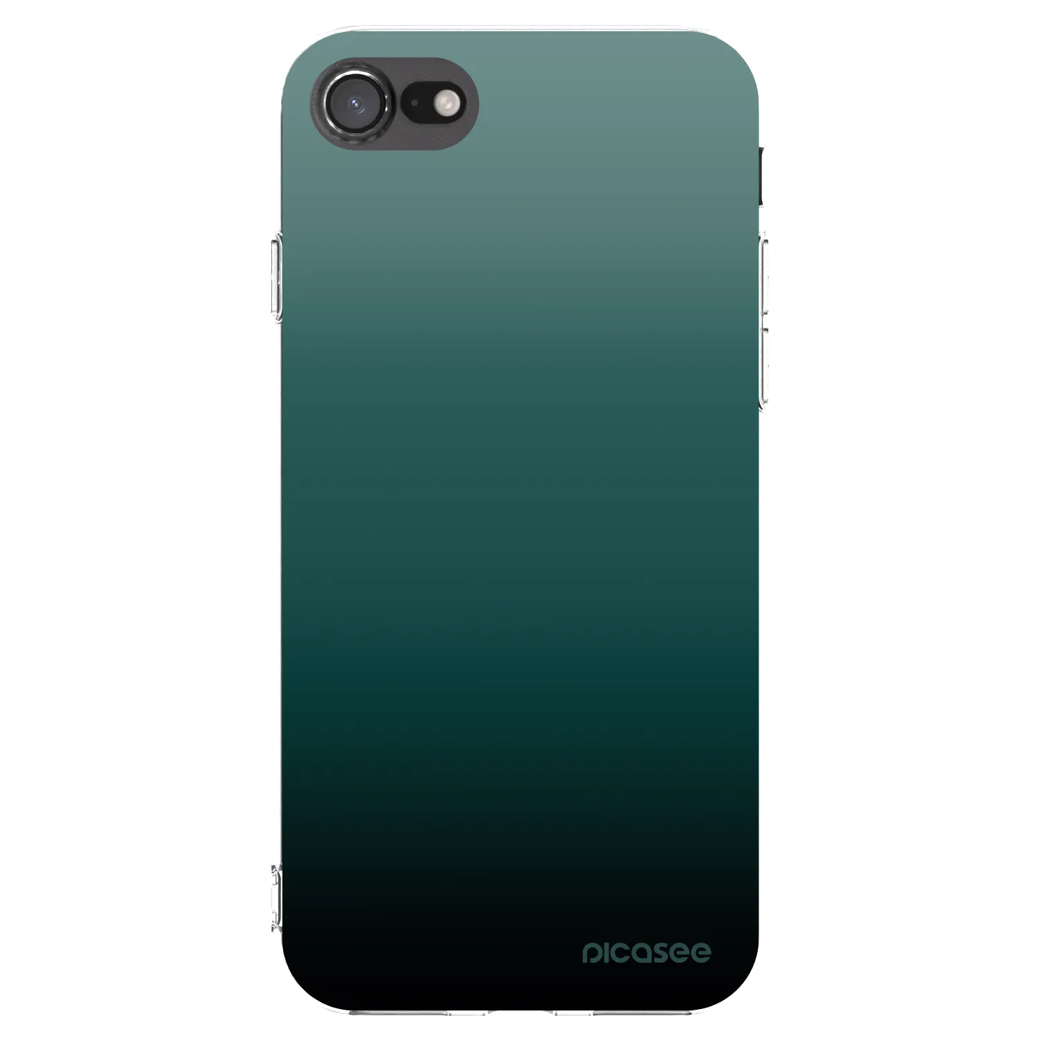 Picasee silikonový průhledný obal pro Apple iPhone 7 - Verdant Fade