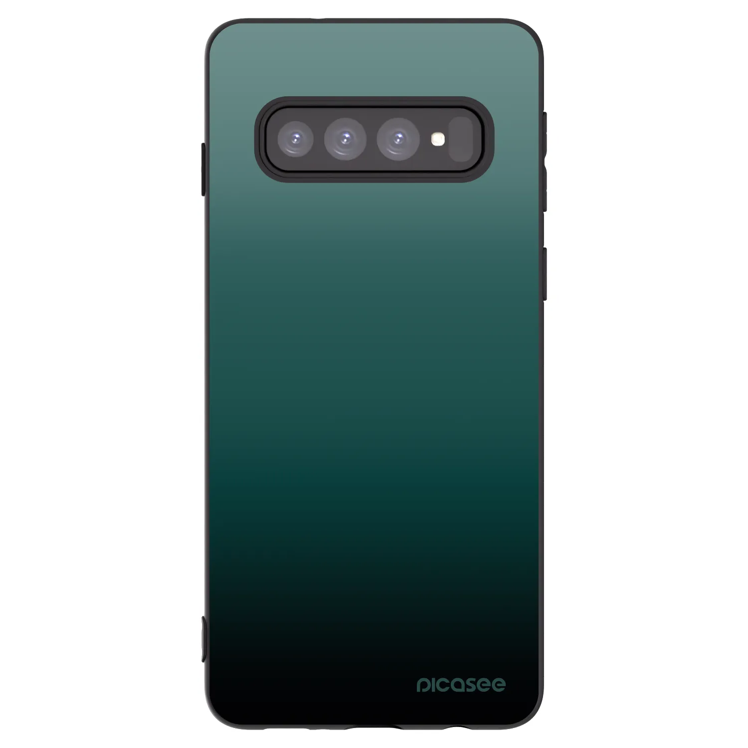 Picasee silikonový černý obal pro Samsung Galaxy S10 G973 - Verdant Fade