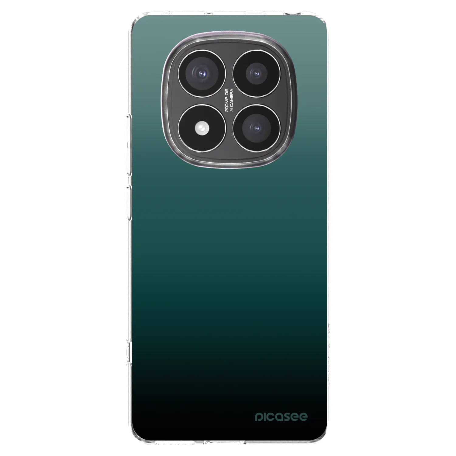 Picasee silikonový průhledný obal pro Xiaomi Redmi Note 14 Pro+ 5G - Verdant Fade