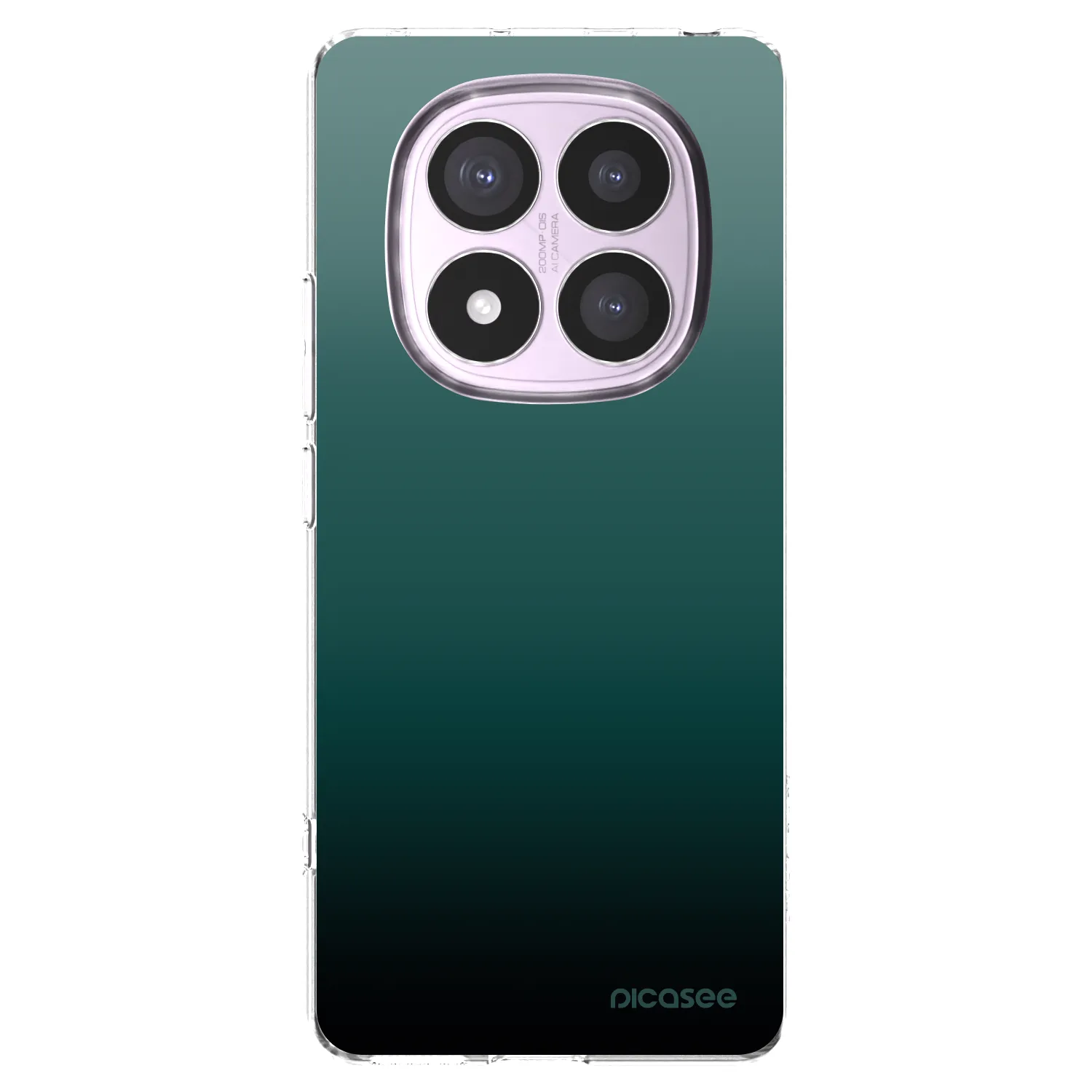 Picasee silikonový průhledný obal pro Xiaomi Redmi Note 14 Pro 5G - Verdant Fade