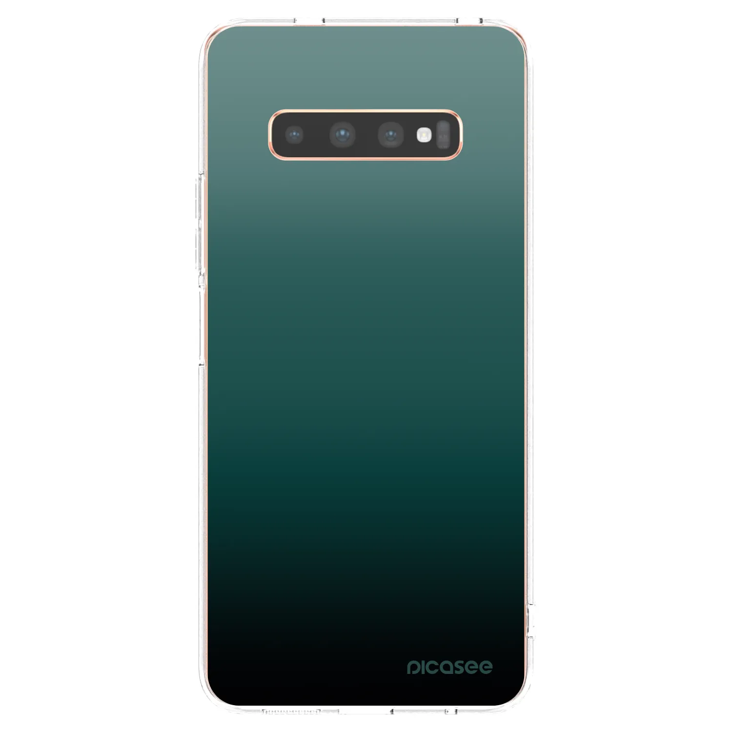 Picasee silikonový průhledný obal pro Samsung Galaxy S10 Plus G975 - Verdant Fade