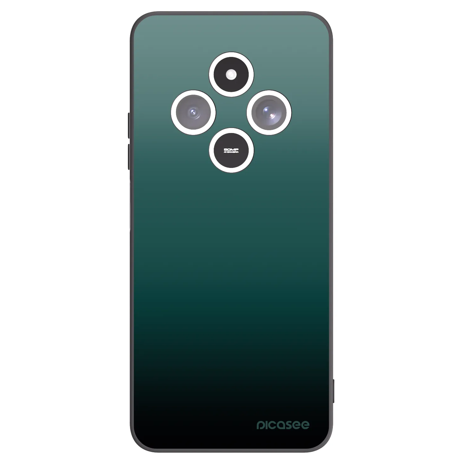 Picasee silikonový černý obal pro Xiaomi Redmi 14C - Verdant Fade