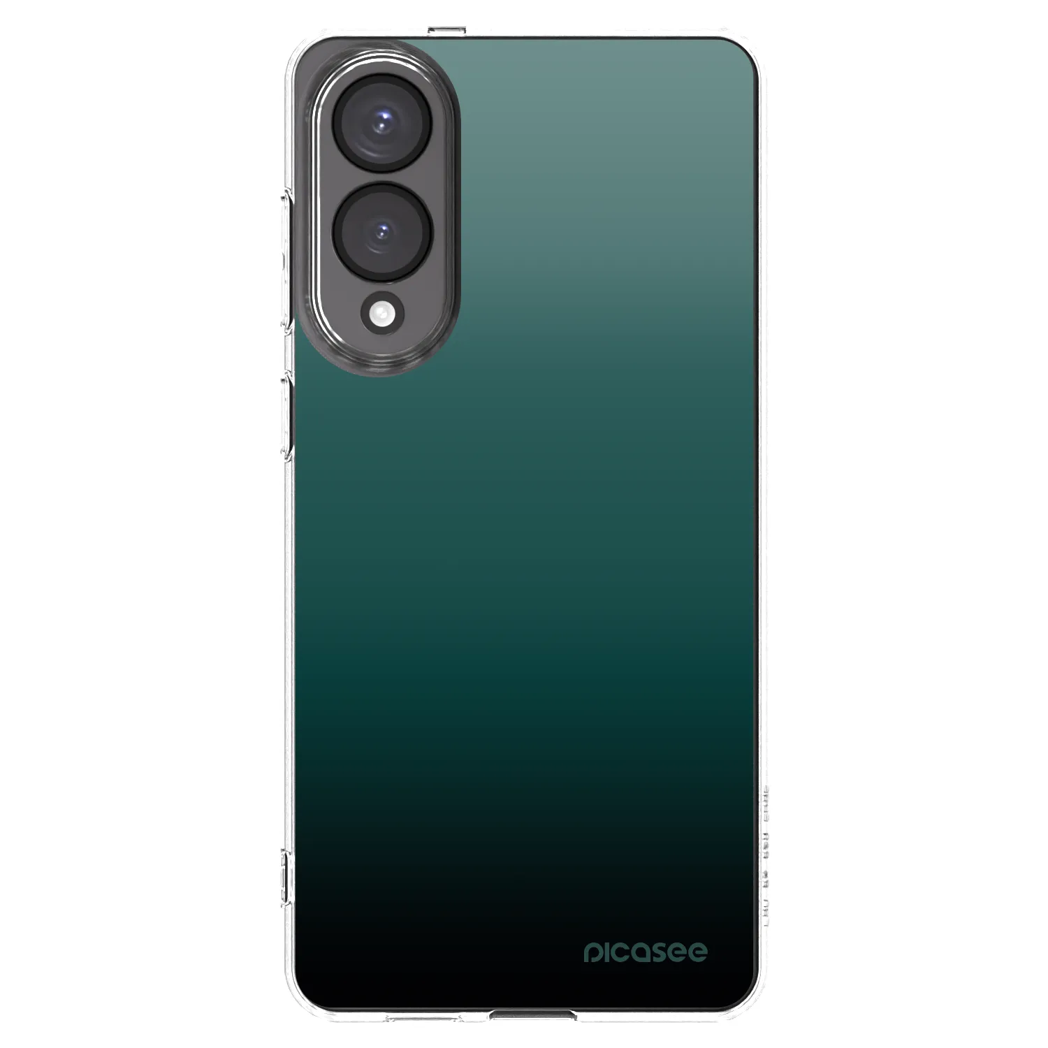 Picasee silikonový průhledný obal pro Samsung Galaxy S25 Edge 5G - Verdant Fade