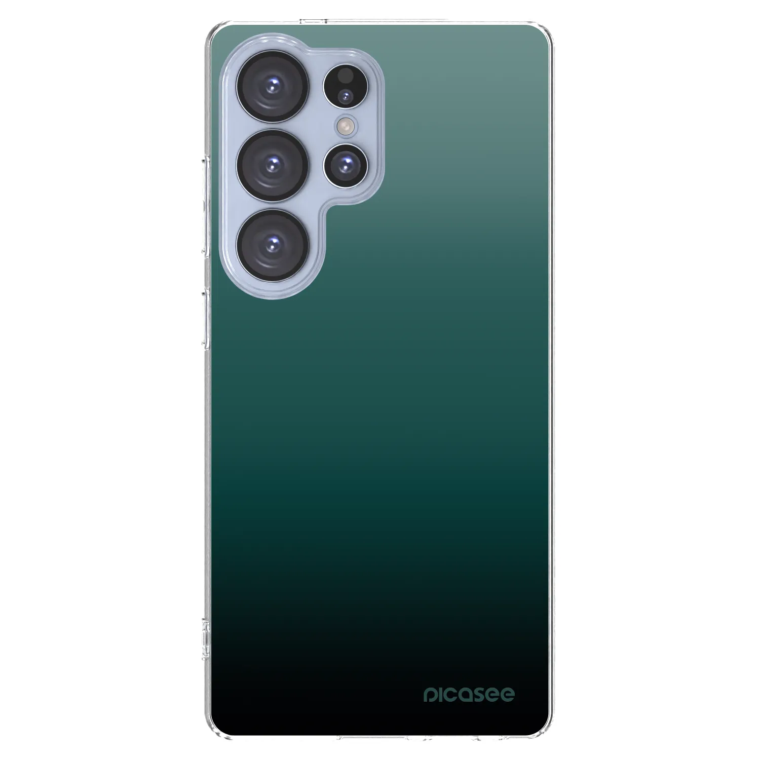 Picasee silikonový průhledný obal pro Samsung Galaxy S25 Ultra 5G - Verdant Fade