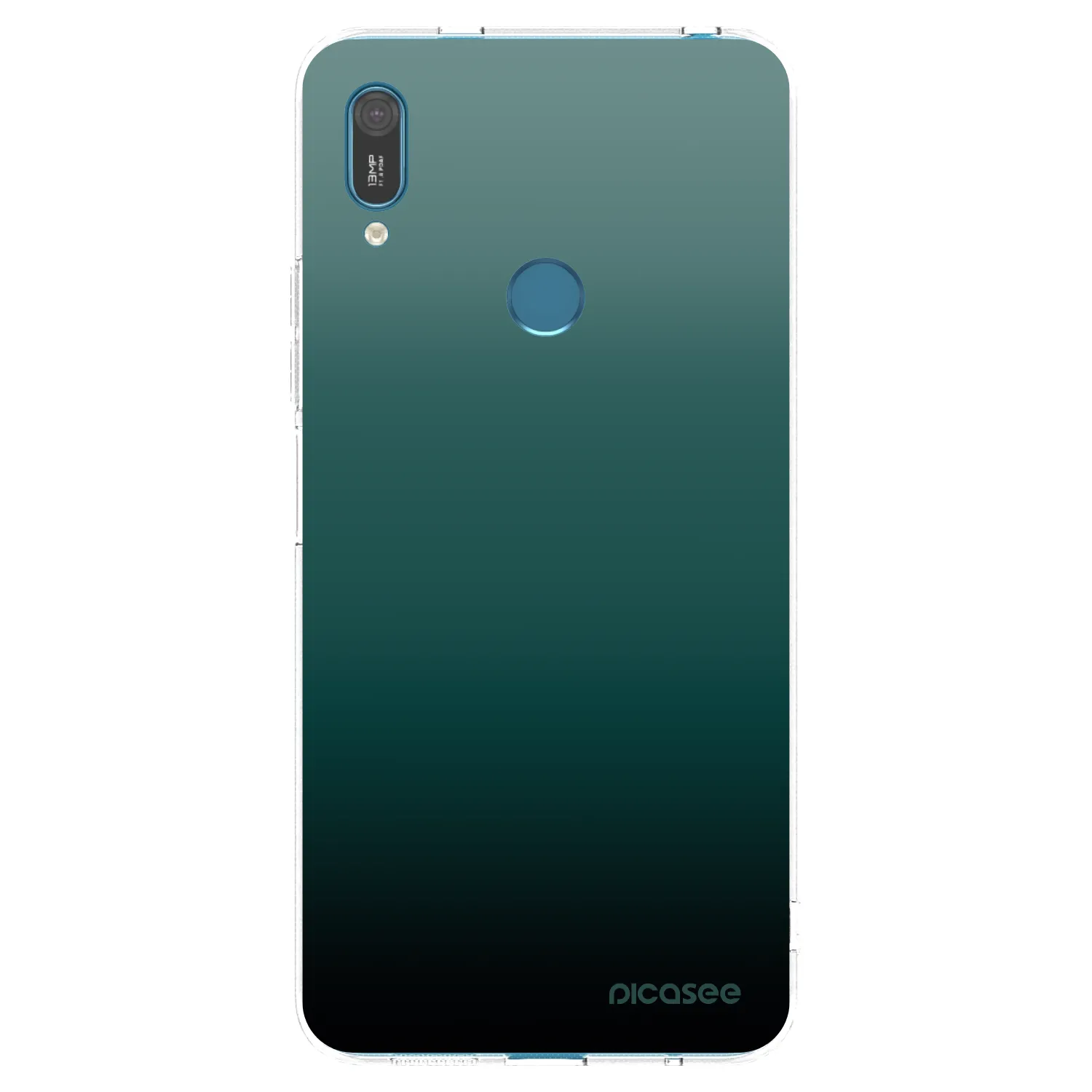 Picasee silikonový průhledný obal pro Huawei Y7 2019 - Verdant Fade