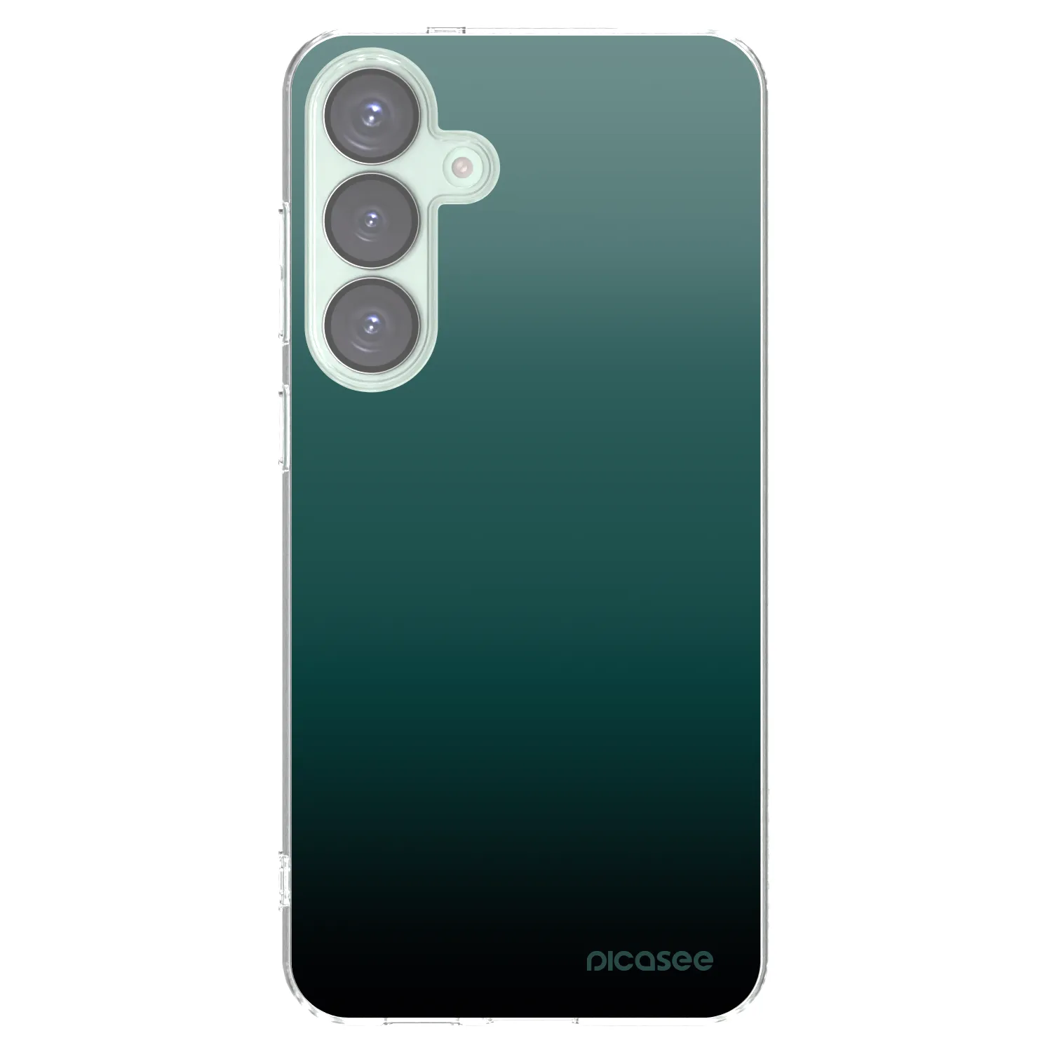 Picasee silikonový průhledný obal pro Samsung Galaxy S25+ 5G - Verdant Fade