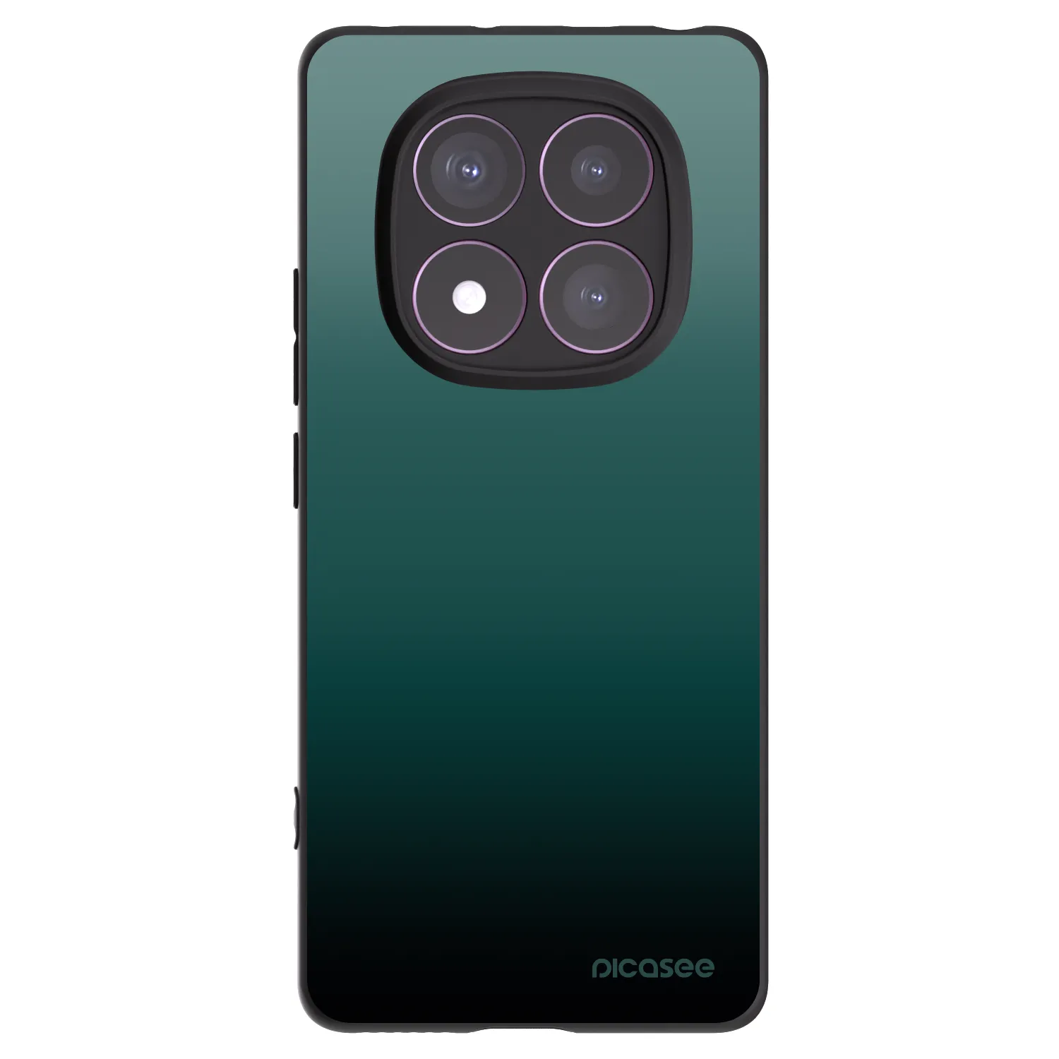 Picasee silikonový černý obal pro Xiaomi Redmi Note 14 Pro 4G - Verdant Fade