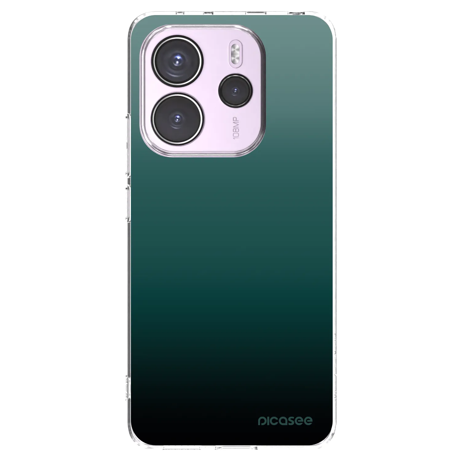 Picasee silikonový průhledný obal pro Xiaomi Redmi Note 14 4G - Verdant Fade