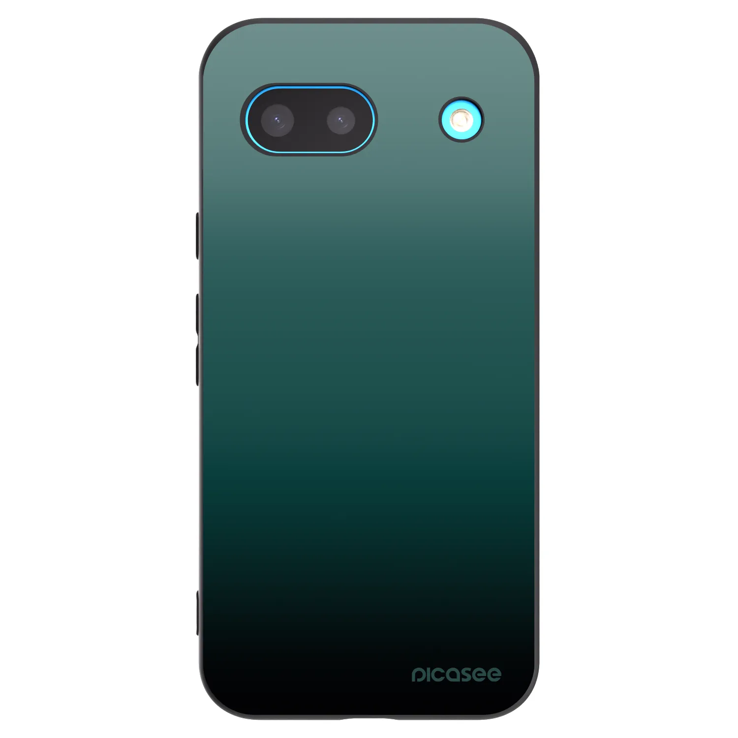 Picasee silikonový černý obal pro Google Pixel 8a - Verdant Fade