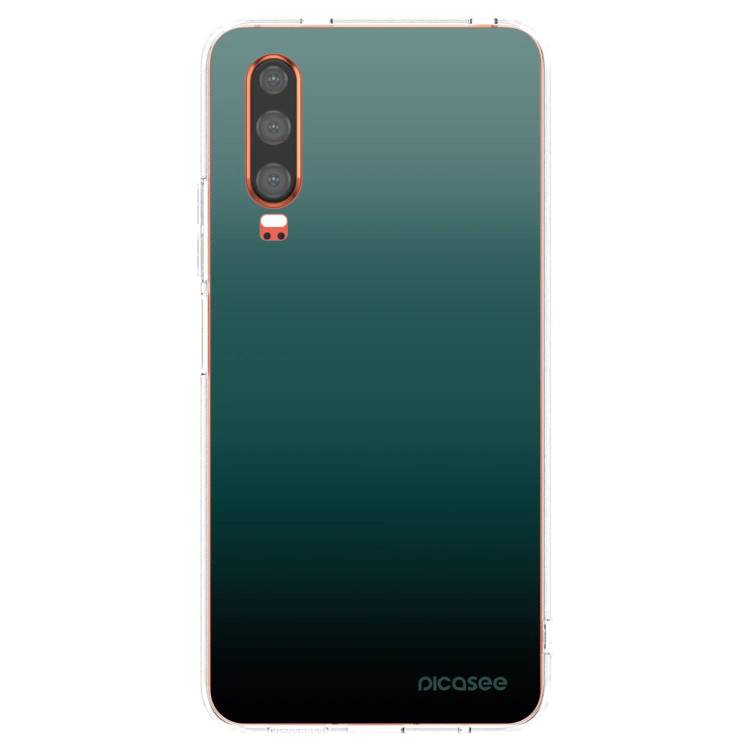 Picasee silikonový průhledný obal pro Huawei P30 - Verdant Fade