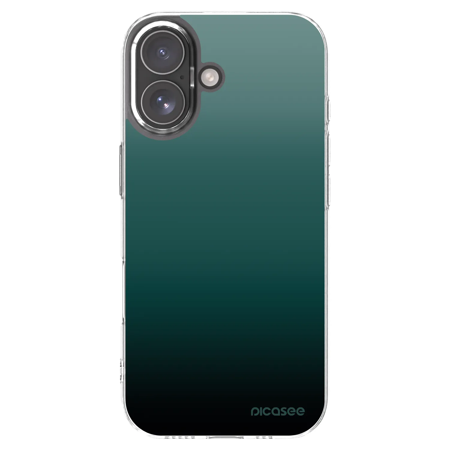 Picasee silikonový průhledný obal pro Apple iPhone 17 - Verdant Fade