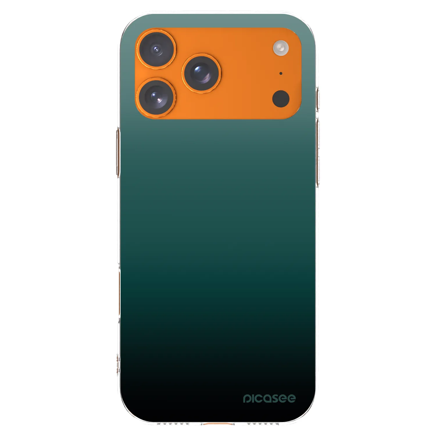 Picasee silikonový průhledný obal pro Apple iPhone 17 Pro Max - Verdant Fade