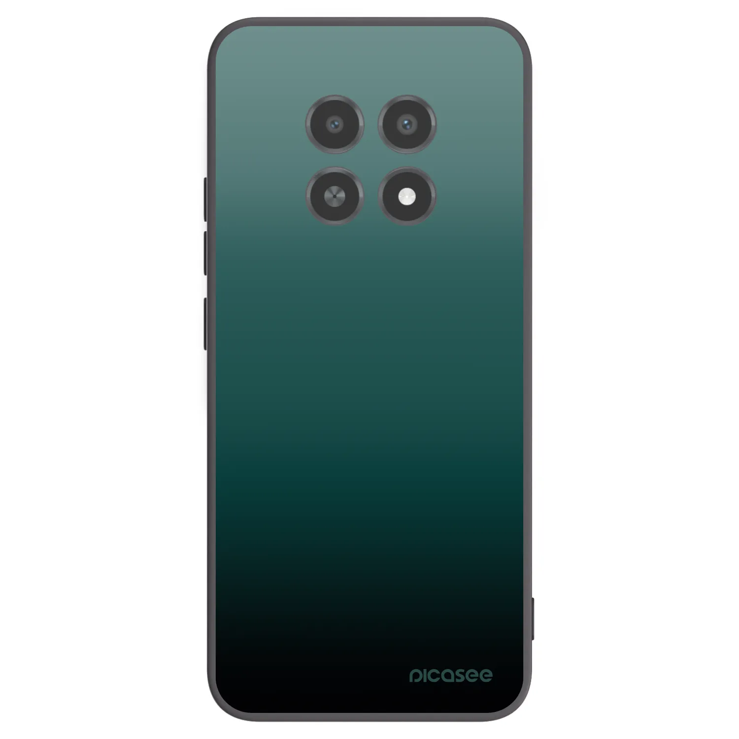 Picasee silikonový černý obal pro Realme 12X - Verdant Fade